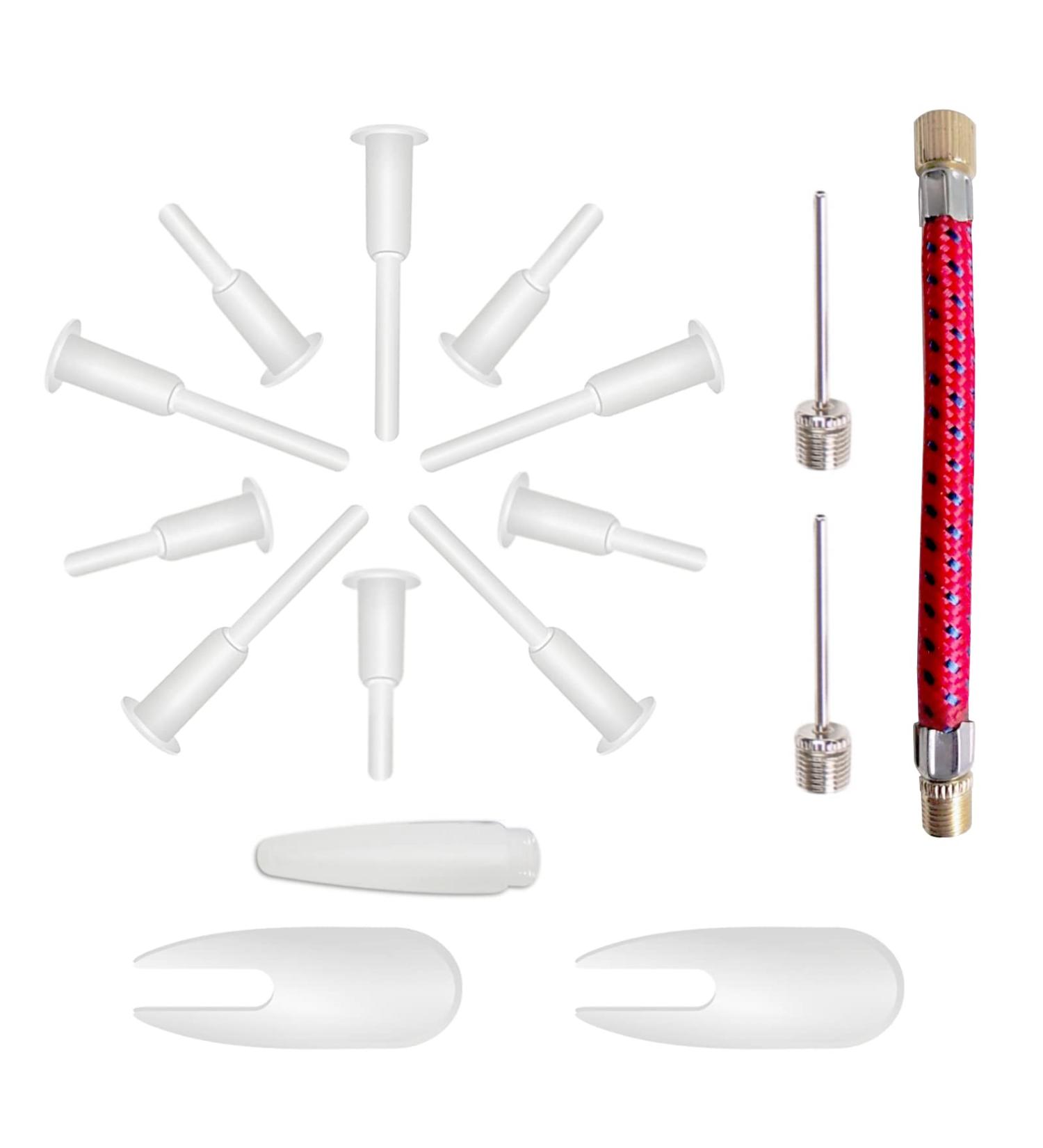 Livelytier Exercise Ball Plug Set - 18 Pieces | Yoga Ball Replacement Plug for Stability Balls, Stopper, Air Stopper - Buy Online on GoSupps.com