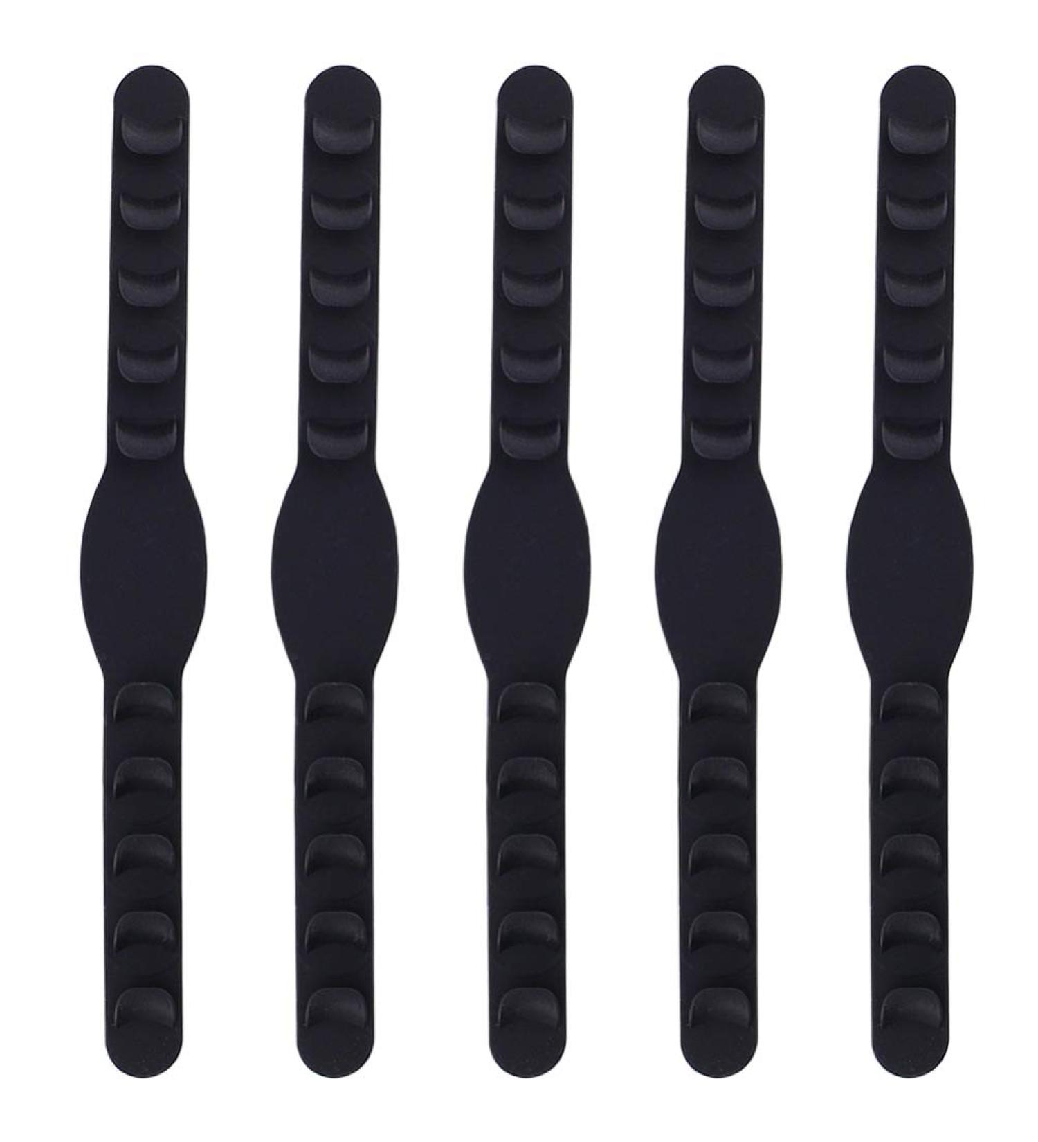 Faruta 10-Pack Adjustable Mask Extension Buckles - Black Ear Hooks for Comfort & Ease - Buy Online on GoSupps.com