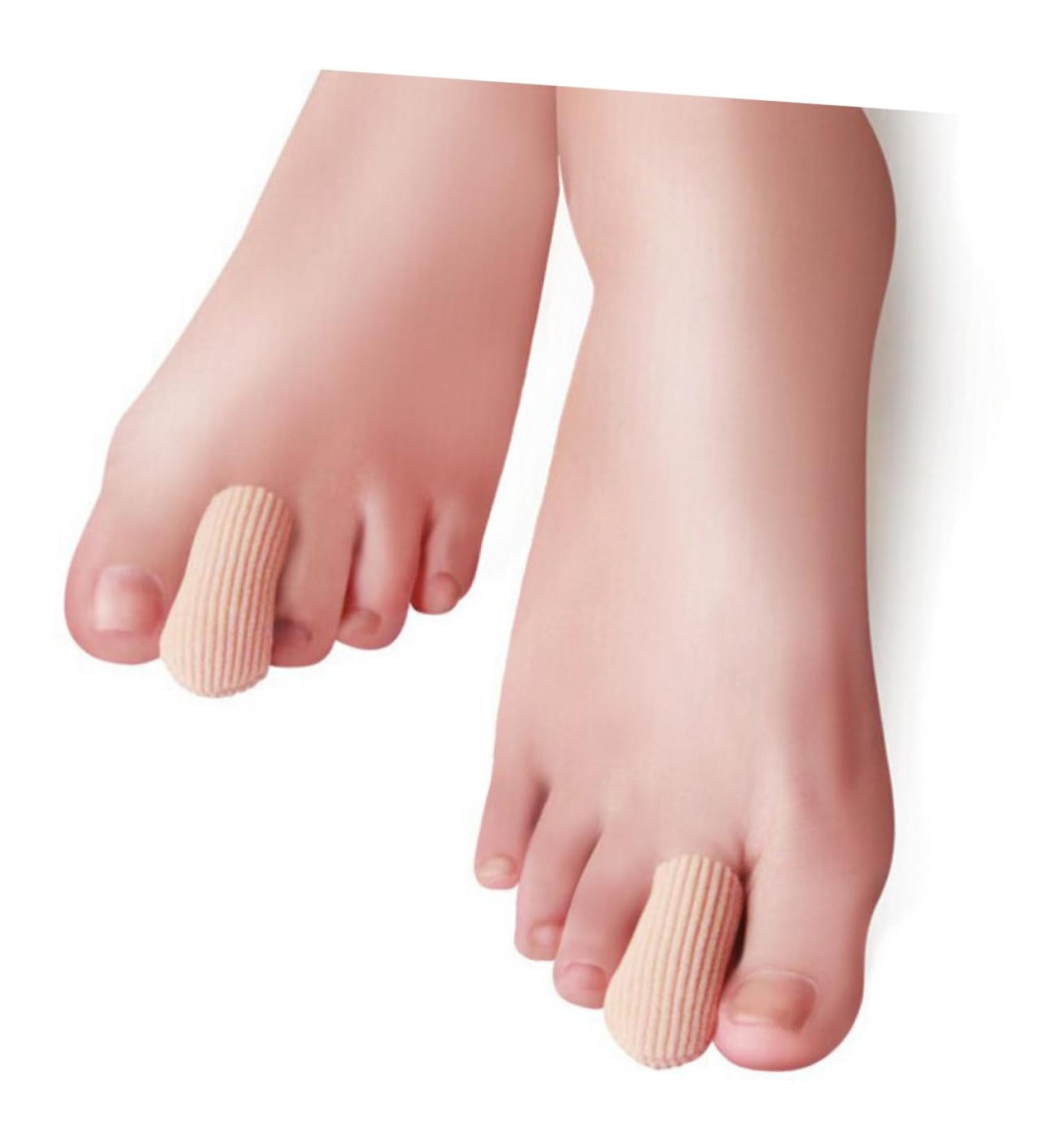 COLLBATH Silicone Toe Caps - Toe Correctors for Ingrown Toenails, Calluses & Bunions - Gel Cushion for Comfort & Relief - Pair - Buy Online on GoSupps.com