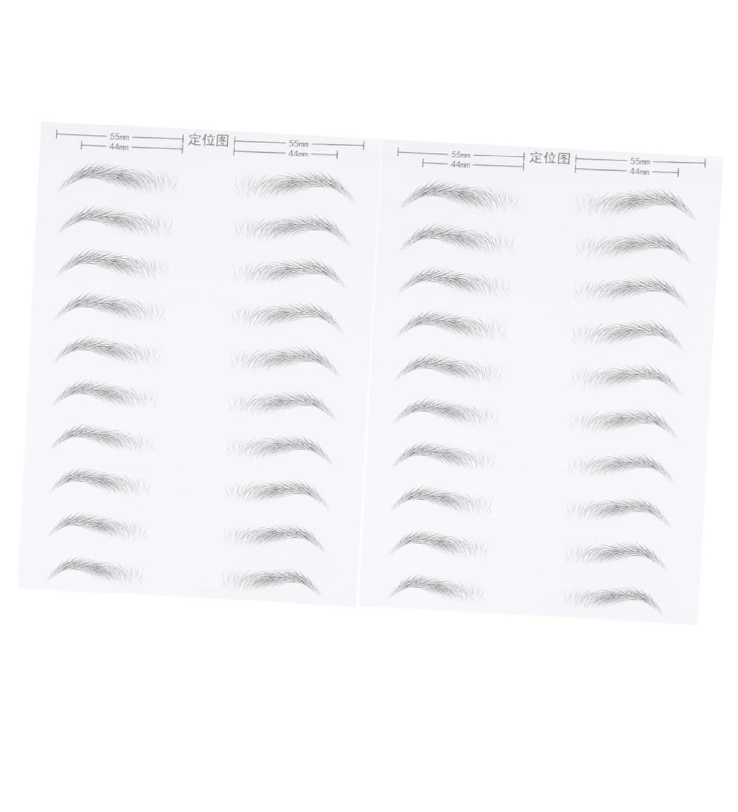 Beavorty 2 Sheets Skz Stickers False Eyebrows Sticker Stick-on Eyebrows Eyebrow Sticker Disposable Patch 6d - Buy Online on GoSupps.com