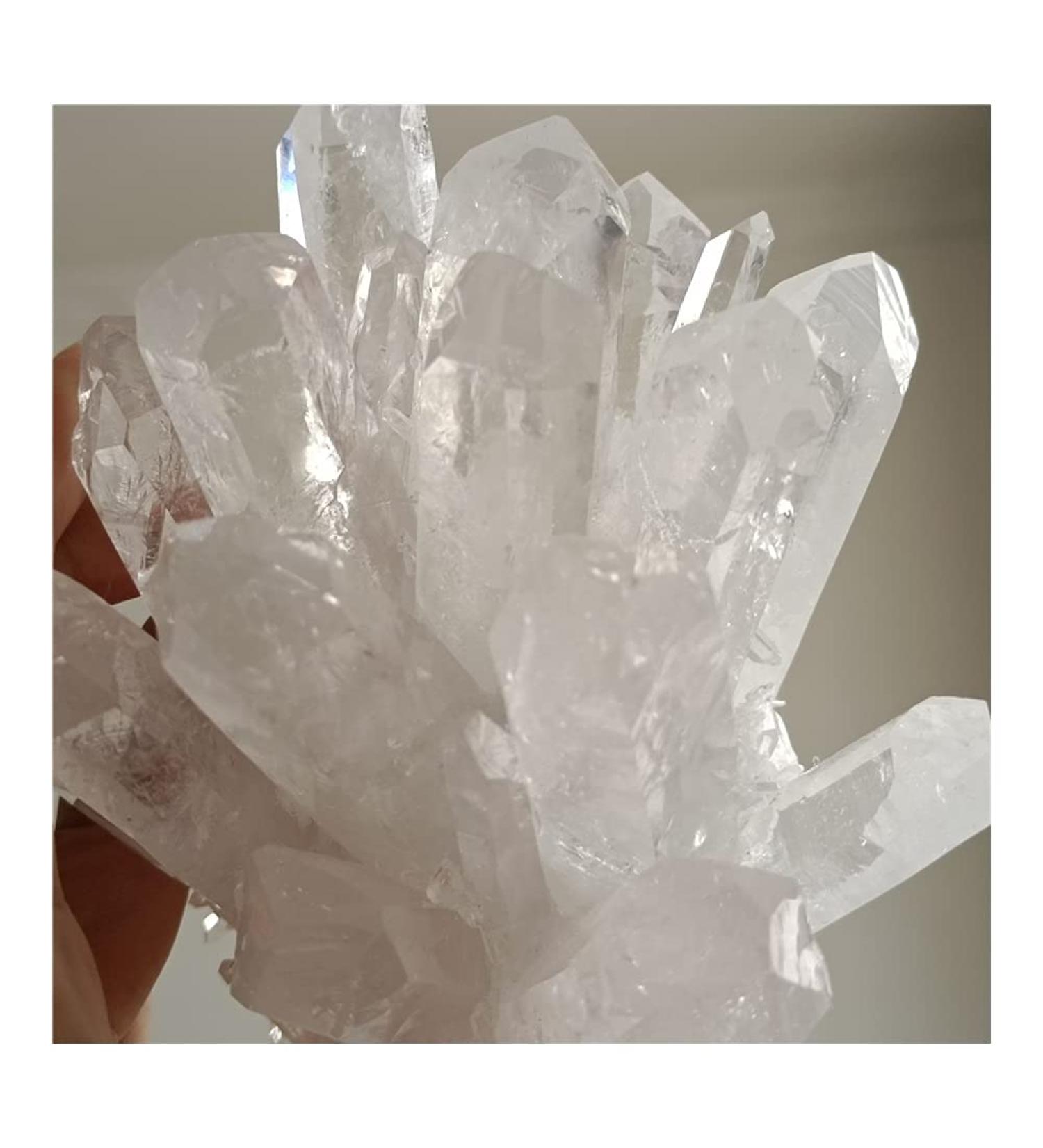 Natural Crystal Rough Home Decor Natural Raw Quartz White Clear Crystal Cluster Stones Crystal Point Specimen Home Decoration Raw Crystals Reiki (Size : 400-650g) - Buy Online on GoSupps.com
