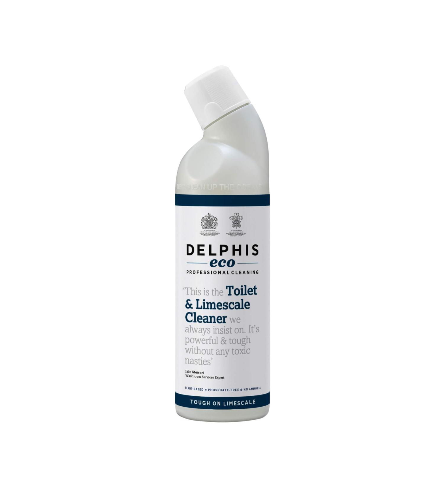 Delphis Eco Toilet & Limescale Cleaner 750ml | Eco Friendly | Toilet Cleaner Limescale Remover | Safe for Septic Tanks - Buy Online on GoSupps.com