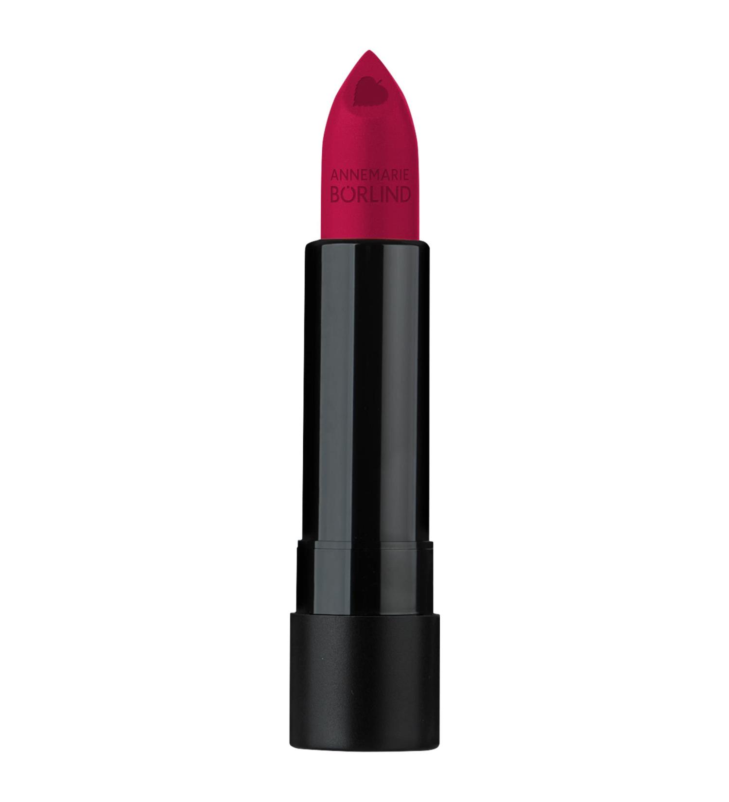 Annemarie B rlind Matt Red Lipstick - Effective Natural Beauty Vegan Hydrating & Smoothing (4 ml) - Buy Online on GoSupps.com