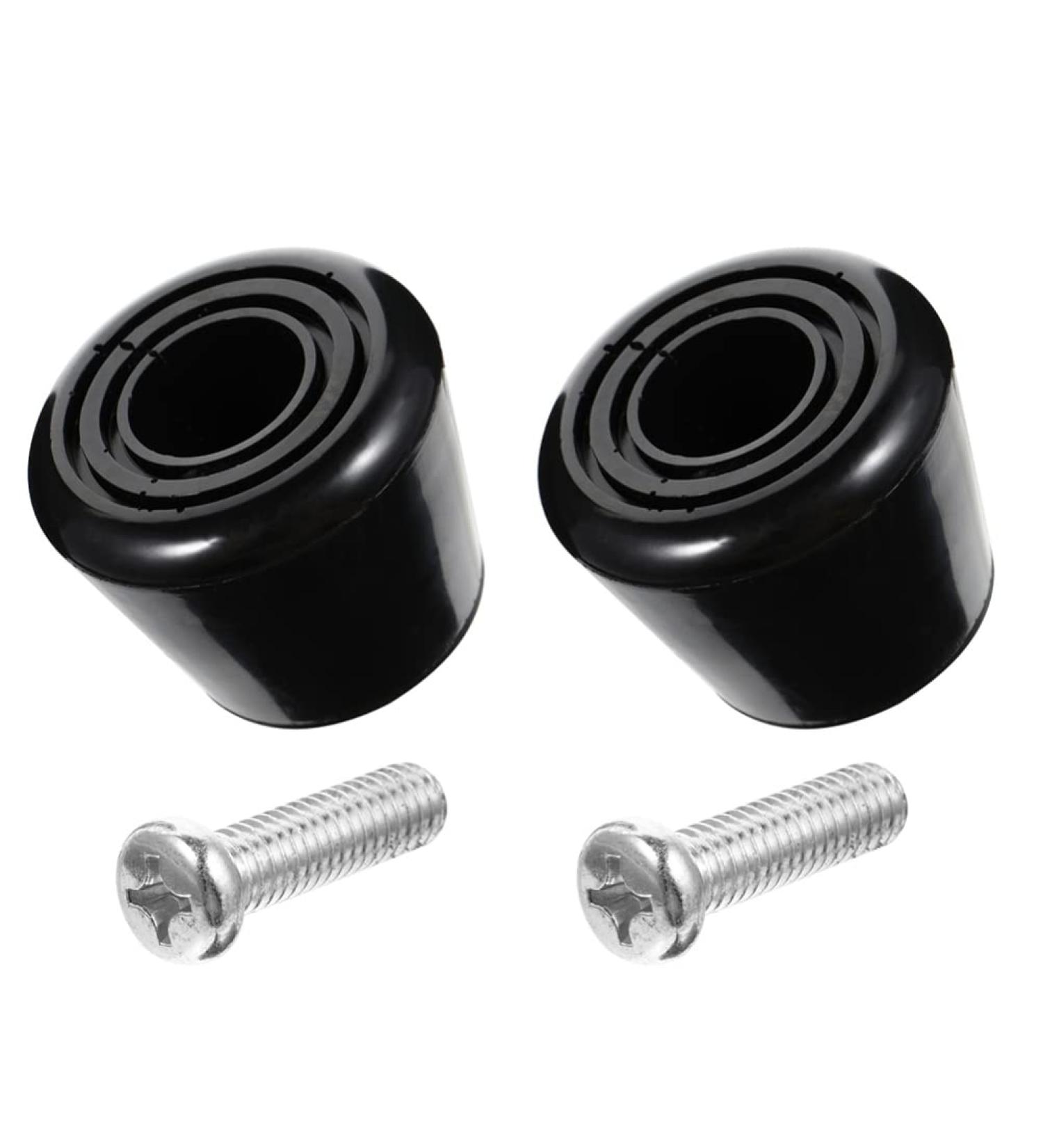 Abaodam Rubber Brake Block Stoppers | PU Roller Skate Toe Stoppers - Black - Buy Online on GoSupps.com