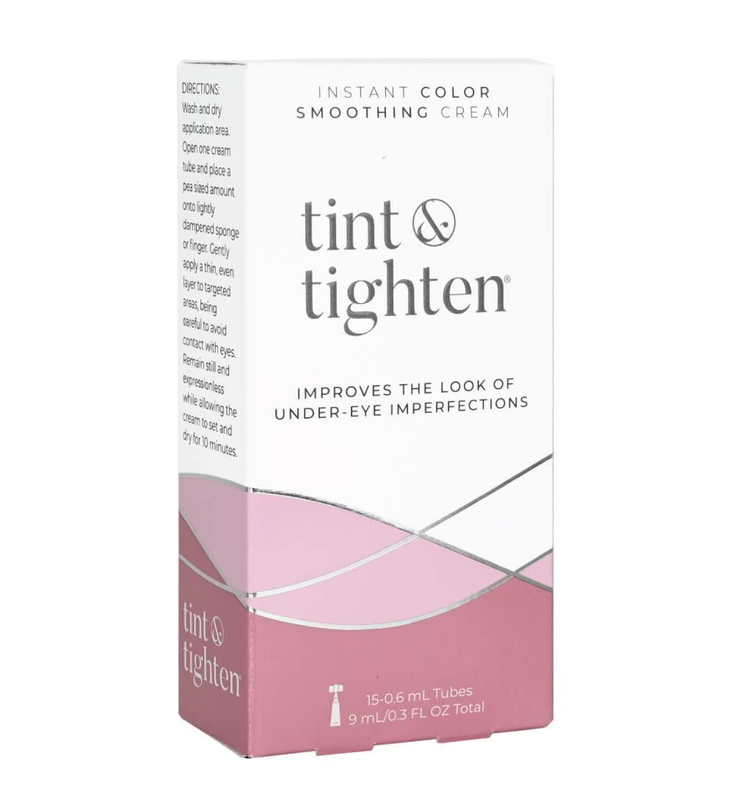 Tint and Tighten Color Smoothing Eye Cream | Anti-Aging for Under Eye Wrinkles Dark Circles & Puffiness Instant Eye Bag Remover Light-Medium - Buy Online on GoSupps.com
