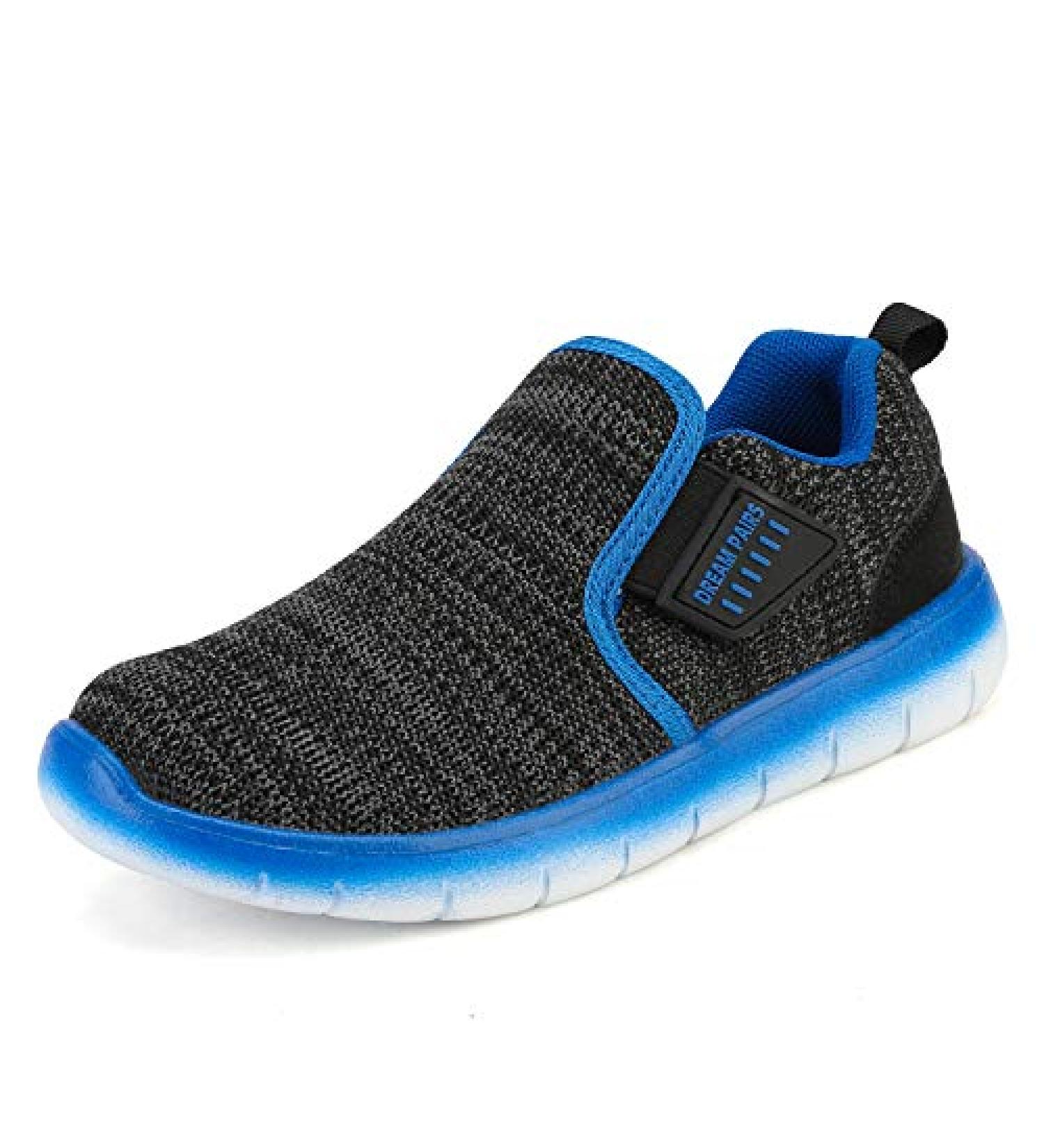 DREAM PAIRS Kids Breathable Sneakers | Running Shoes - Size 6 Big Kid - Black/Grey/Royal - Buy Online on GoSupps.com