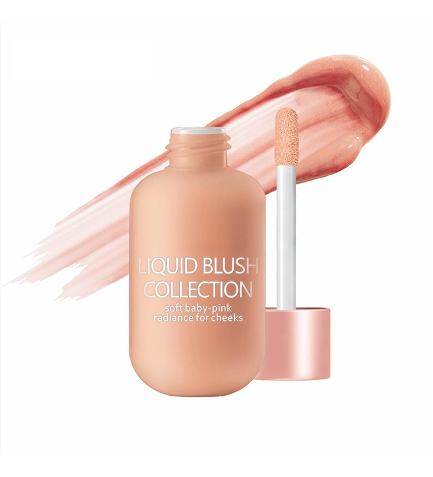 Small Peach Liquid Blush for Mature Skin - Long-Wearing & Smudge Proof Cream Blusher (03) - Buy Online on GoSupps.com