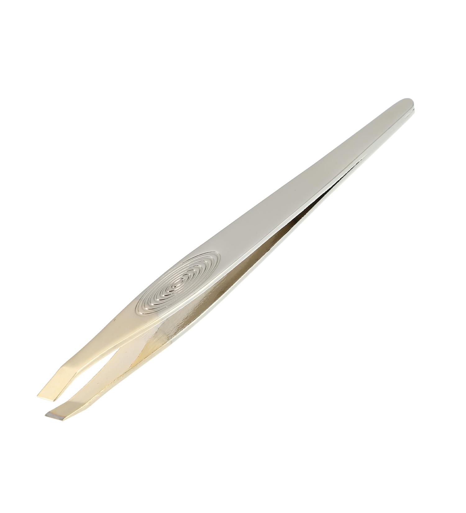 VOCOSTE Eyebrow Tweezers Stainless Steel Tweezers for Men Silver Tone - Buy Online on GoSupps.com