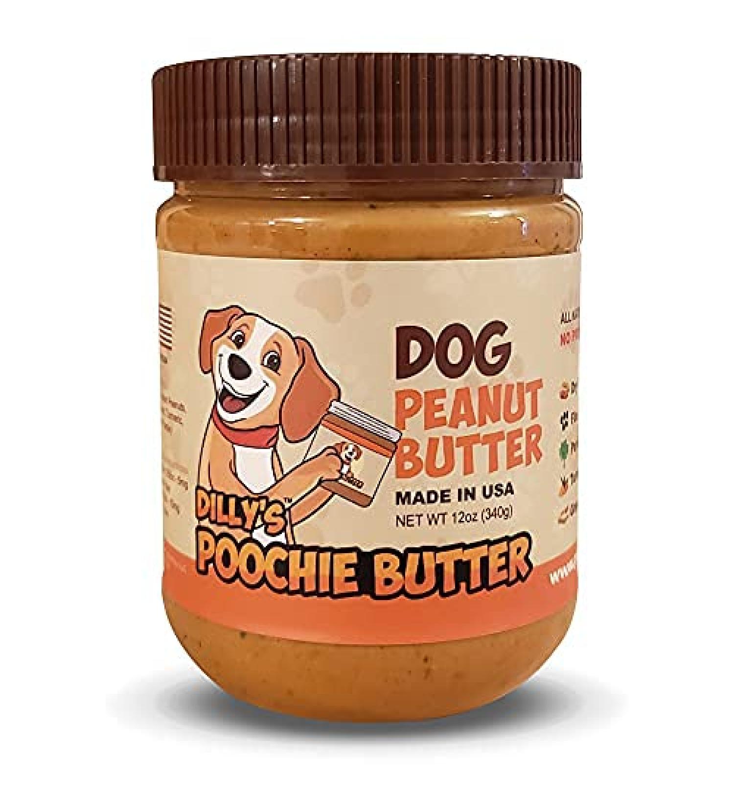 Poochie Butter 12oz x 2 Packs | All Natural Peanut Butter for Dogs - Buy Online on GoSupps.com