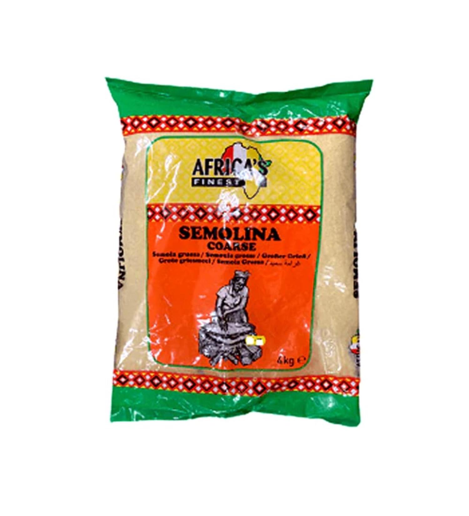 Africa's Finest Semolina Coarse 4kg Box of 1-Fd