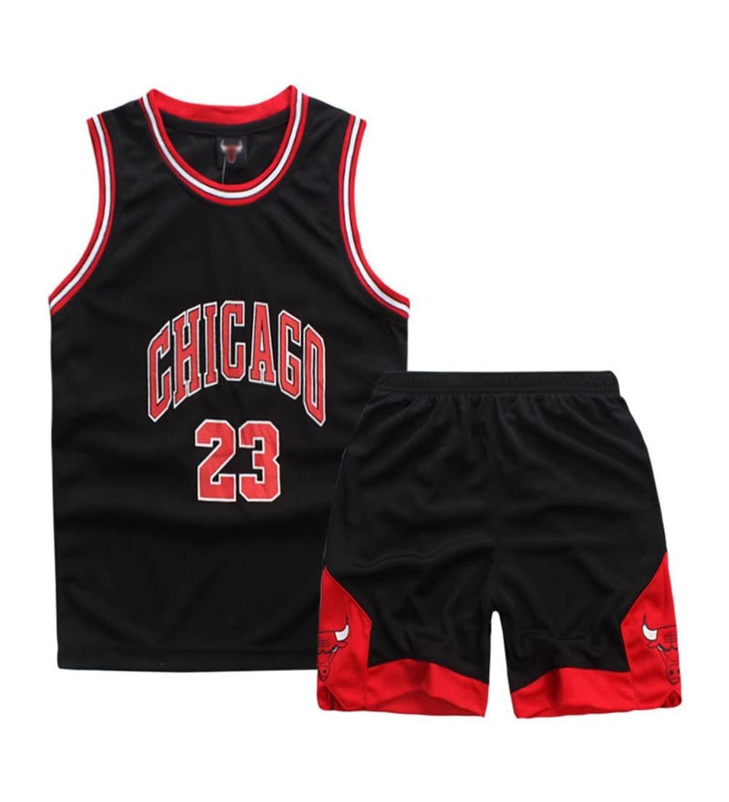 ISOVNUS Geek UP Little Boys 2 Pack Basketball Training Jersey & Pants | Sleeveless Basketball Set for Ages 3-4 | Black - Buy Online on GoSupps.com