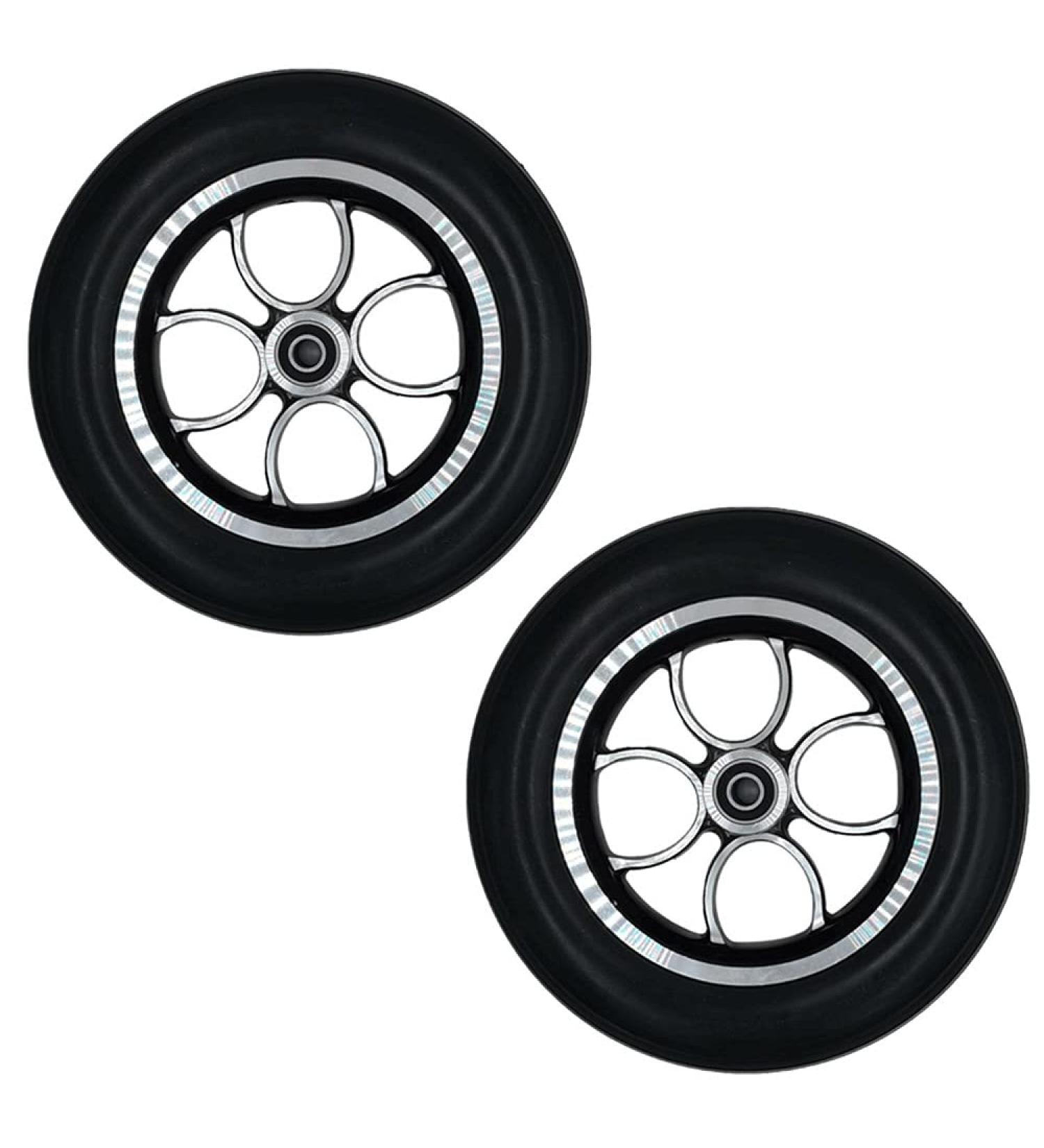 Wheelchair Front Wheel Solid Wheelchair Front Wheels Professional Wheelchair Wheel Replacement Rubber Wheelchair Tyre Used for Rollators Walk 1 Pair - Buy Online on GoSupps.com