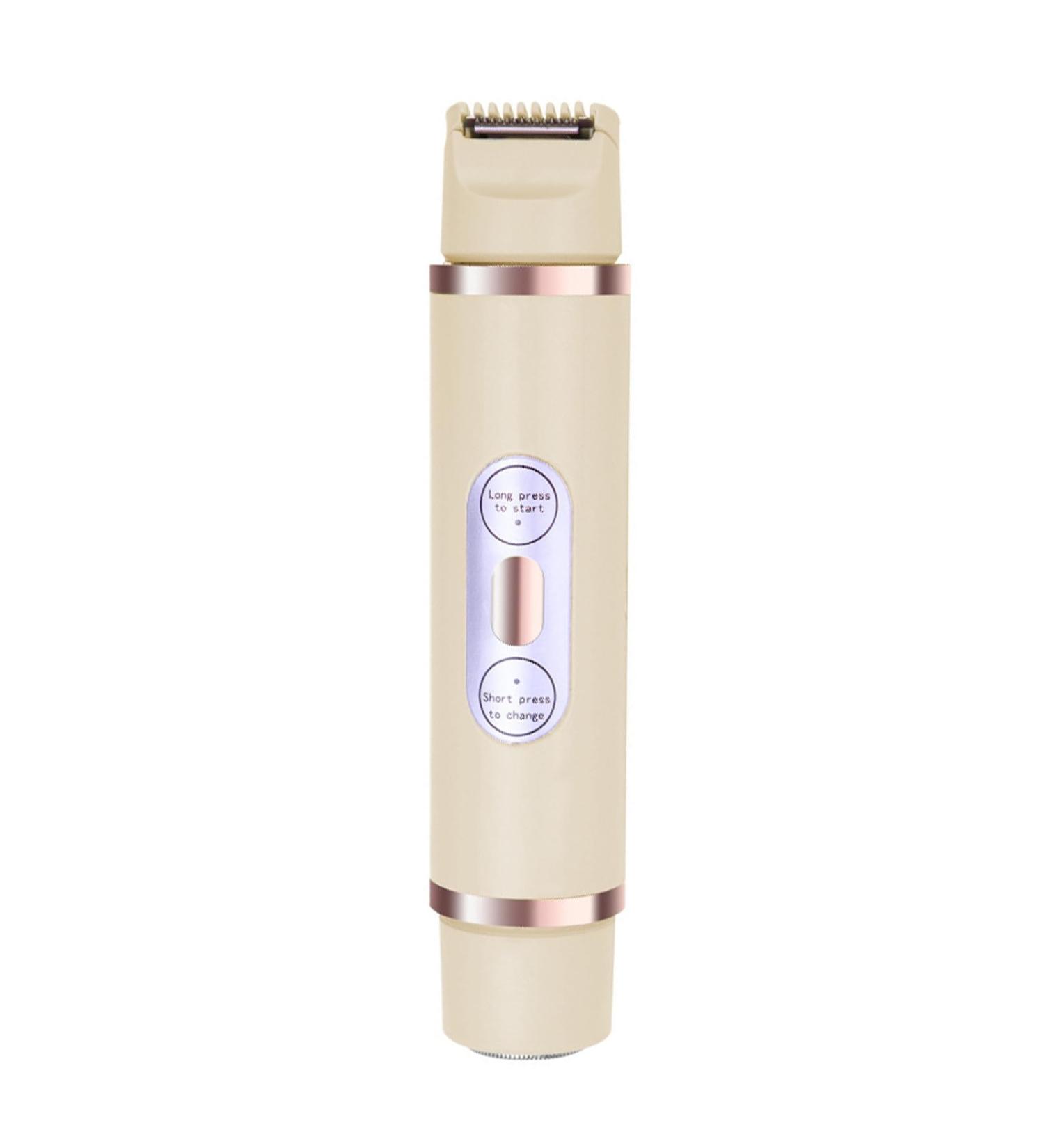Trimmer For Women Pubic Hair Trimmer Body Groomer Electric Shavers For Pubic Arms Leg Underarm Hair Removal Light Yellow - Buy Online on GoSupps.com