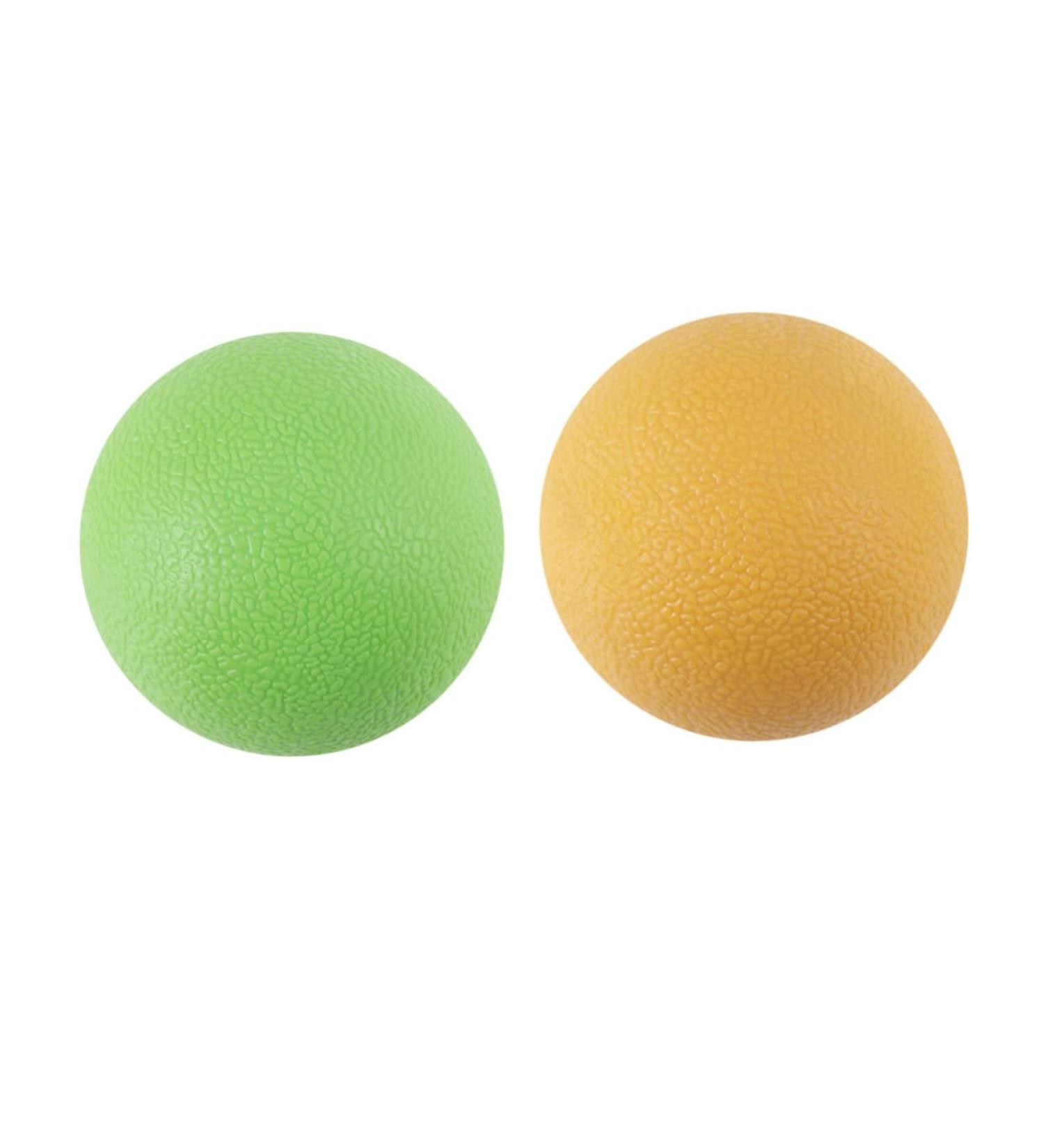 Garneck 2pcs Green Yoga Massage Balls - Foot Fascia Relief & Fitness Tool - Buy Online on GoSupps.com
