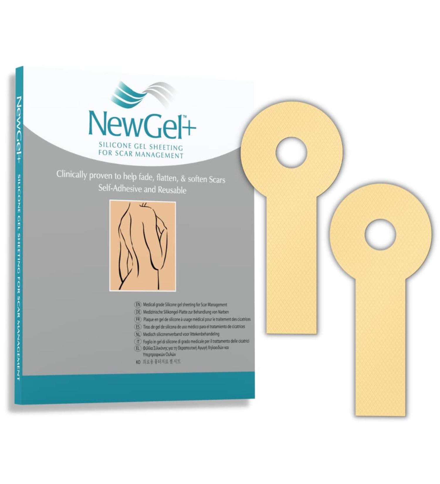NewGel+ Silicone Scar Treatment Tape 1mm Thick 2.875 x 6.5 - 2 Pack (BEIGE) - Buy Online on GoSupps.com