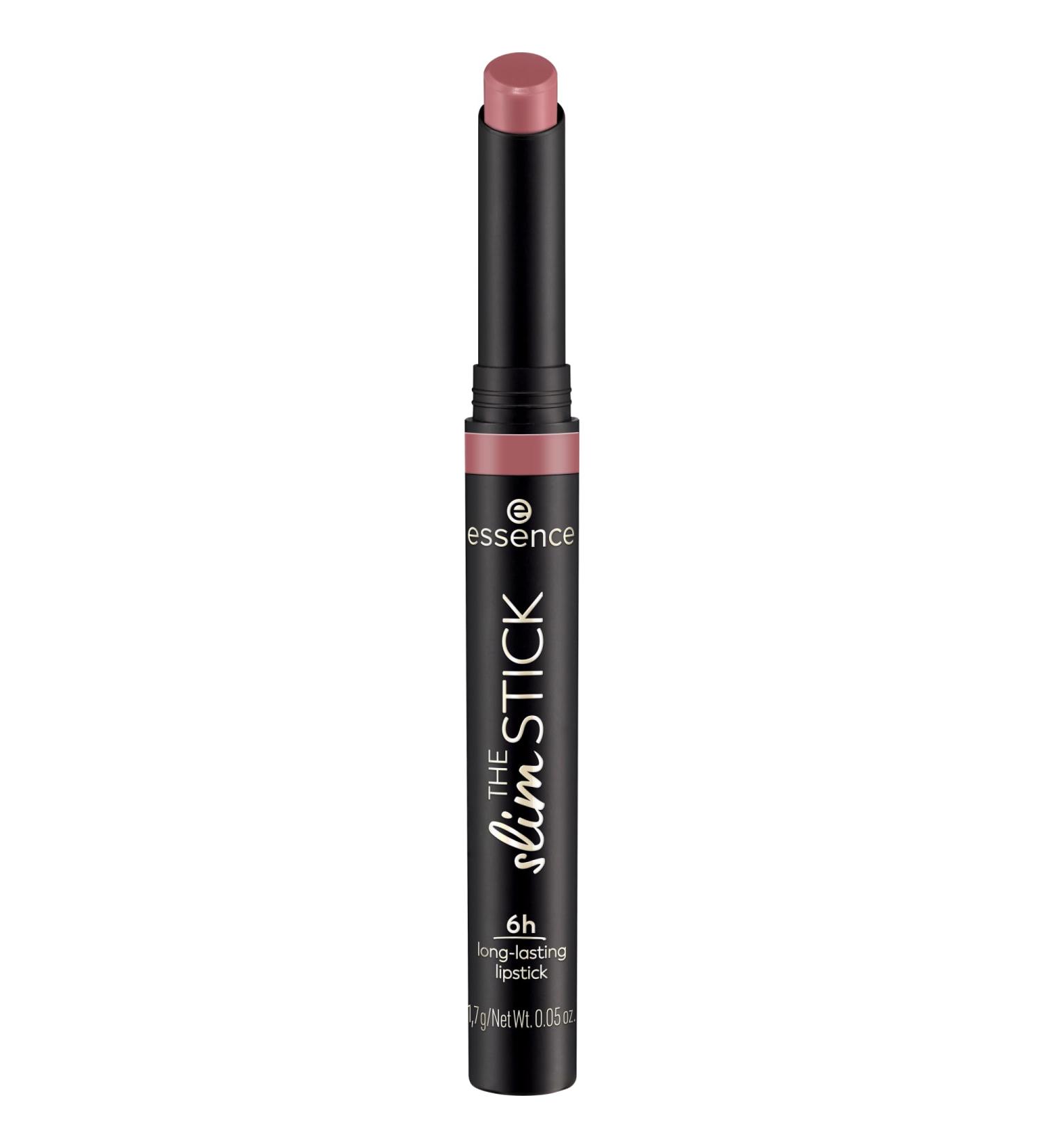 Essence the Slim Stick lipstick No. 104 pink long -lasting nourishing express results color -intensive matt vegan without perfume without alcohol without parabens 1 Pack (1.7g) 1.7 g (1 Pack) 104 baby got blush