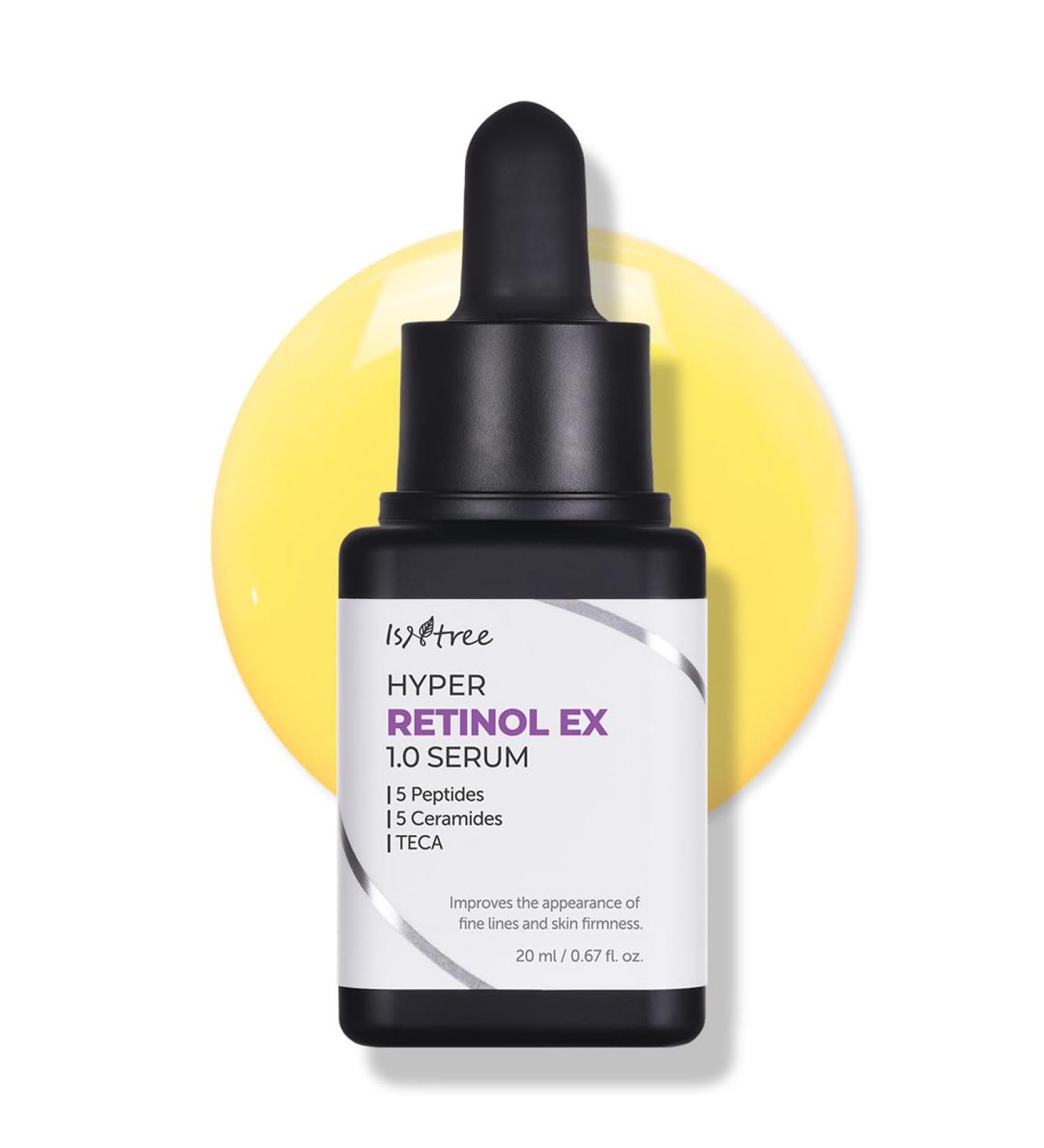 ISNTREE Hyper Retinol EX 1.0 Serum 20ml | Anti-Aging with 5 Peptides & 5 Ceramides | Reduce Fine Lines Worldwide Shipping - Buy Online on GoSupps.com