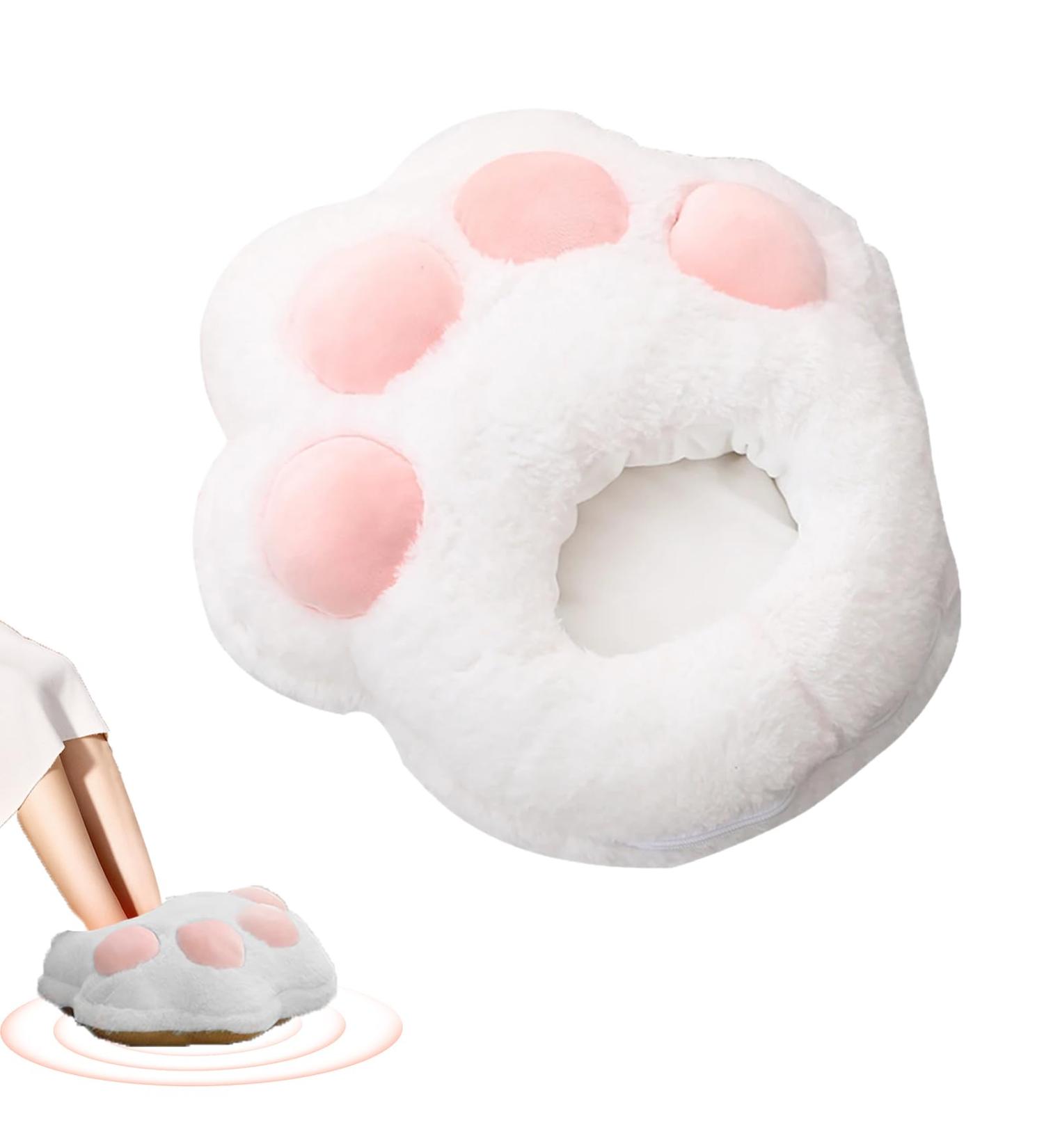 Injuv Electrical Foot Warmer - Soft Plush Heated Pillow for Cozy Winter Comfort at Home Office & Under Desk - Buy Online on GoSupps.com