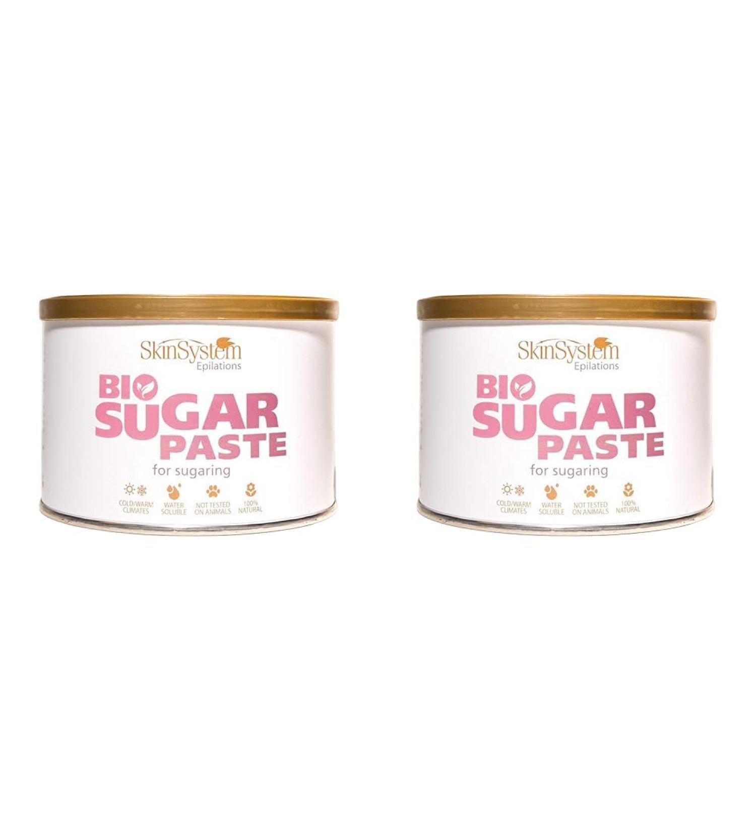 Organic Sugar Paste for Sugaring - Skin System Medium Giallo 550g (Pack of 2) - Best International Shipping - Buy Online on GoSupps.com