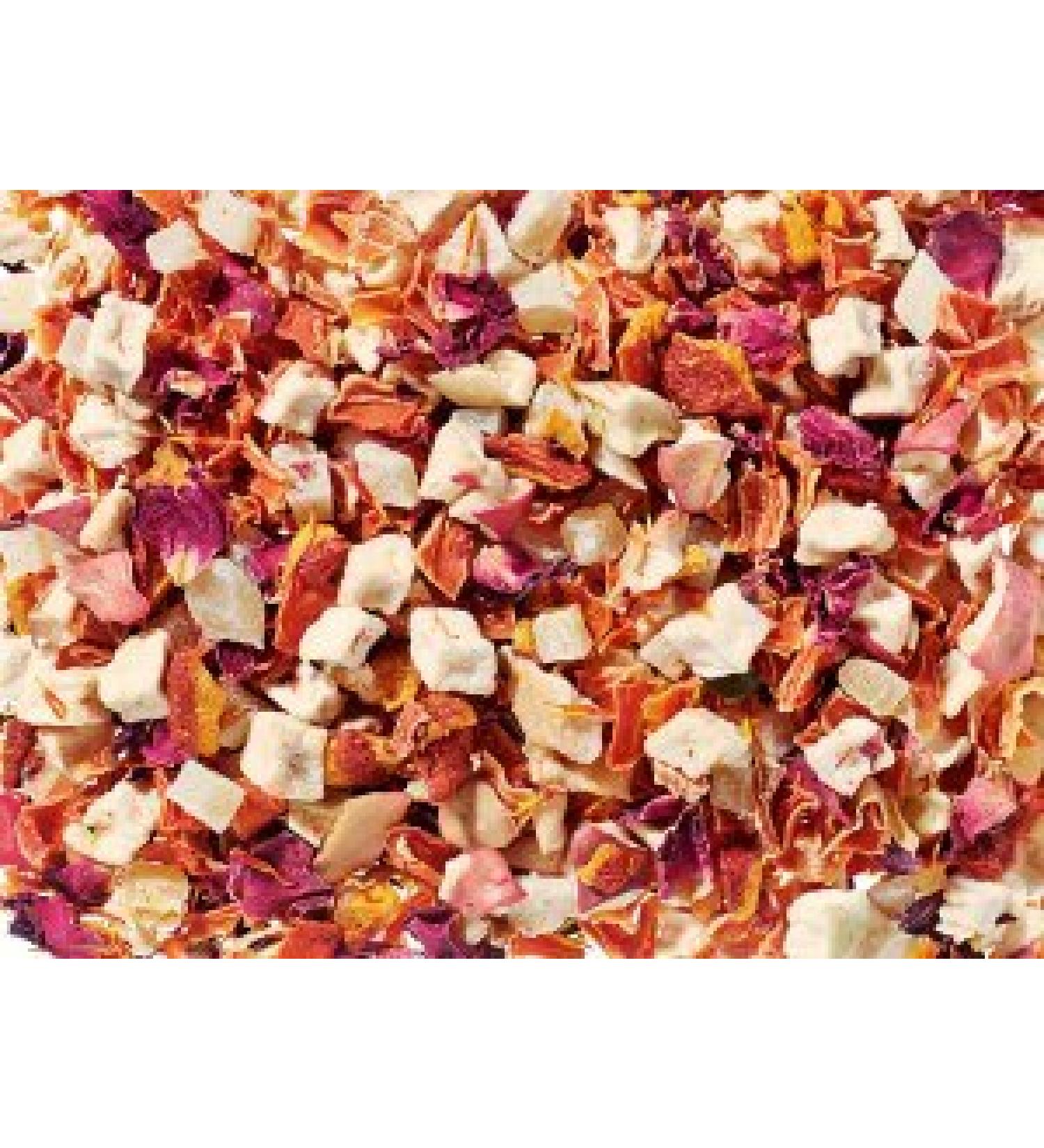 fruit tea mix type Peach Melba peach cream nut flavoured 1 kg