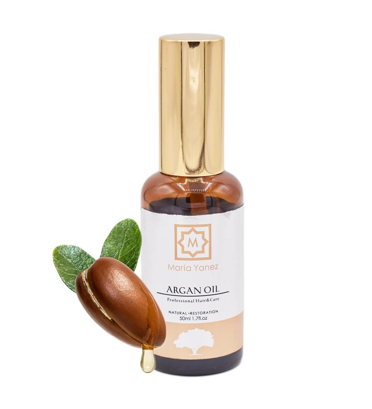Maria Yanez Moroccan Argan Oil 50ml - Moisturizer for Dry Skin, Hair & Nails - Antioxidant with Repair Treatment - For Men & Women - Buy Online on GoSupps.com