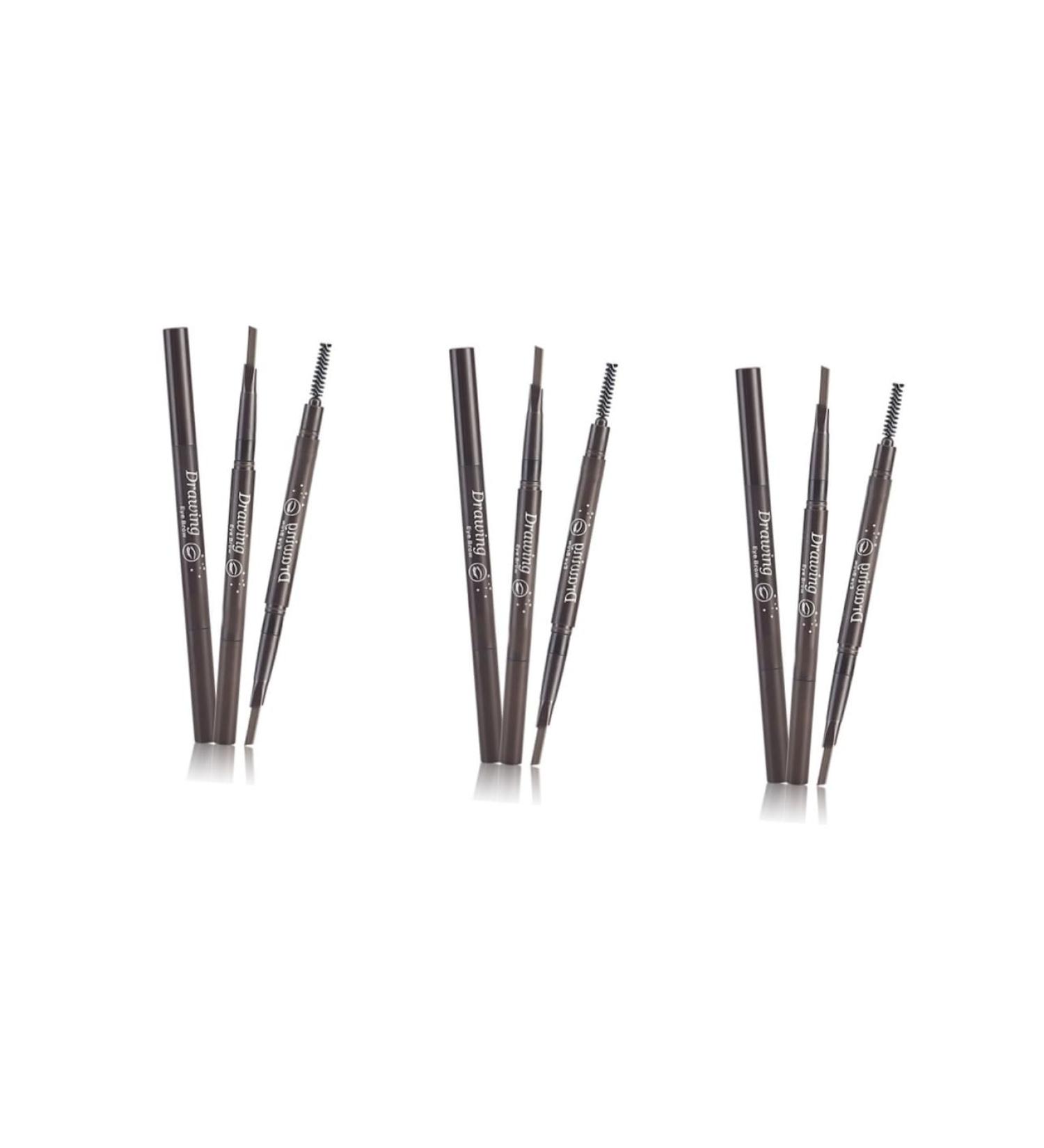 Beavorty 3pcs 2 1 Eyebrow Brush Eyebrow Pen Eyebrow Pencil Eye Brow Brush Written 3d Five Colors 1 count (Pack of 1) As Shownx3pcs - Buy Online on GoSupps.com