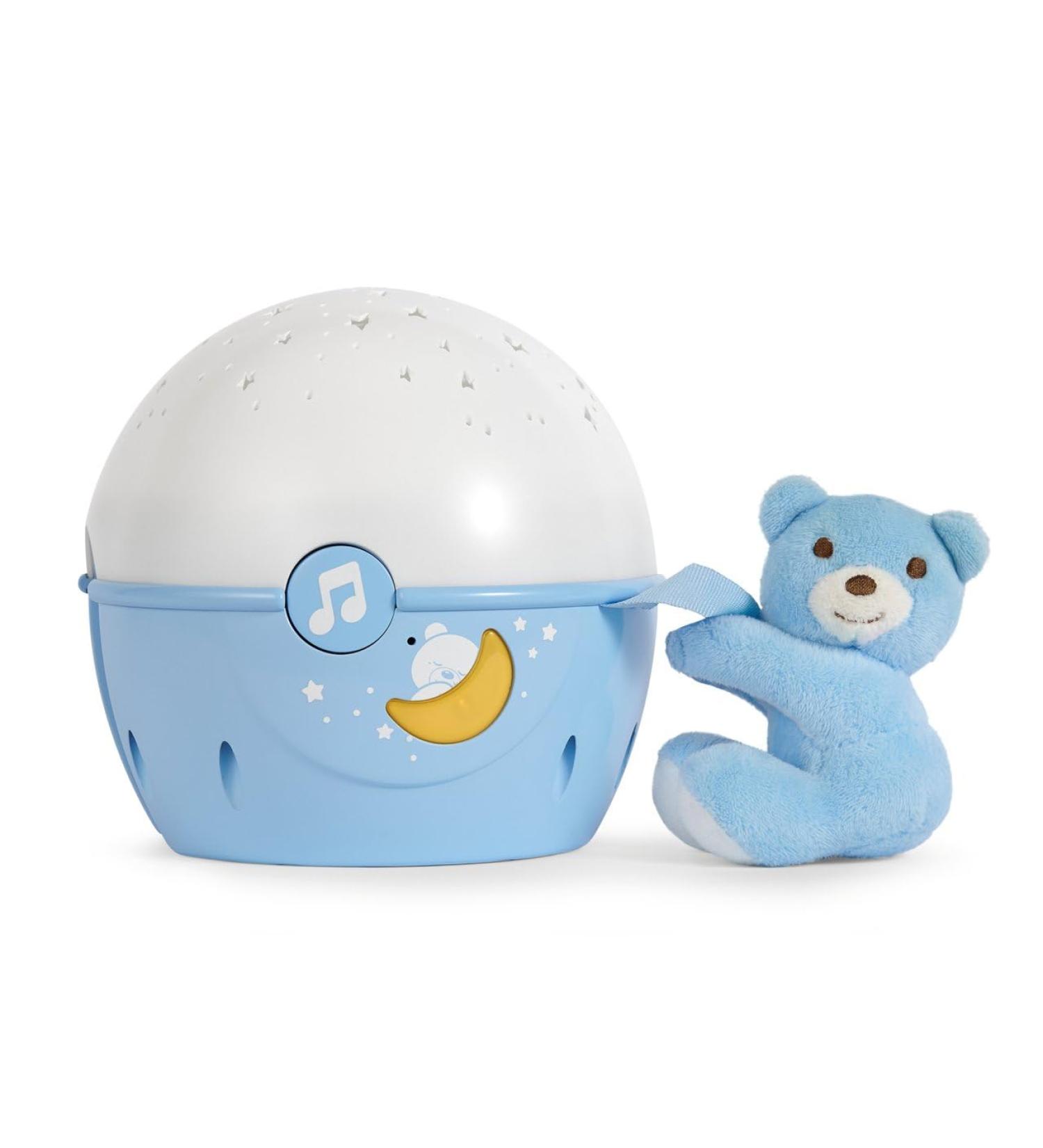 Chicco Next2Stars Baby Night Light Blue - Star Projector for Cots | Sound Sensor, 3 Light Effects, Music - Buy Online on GoSupps.com