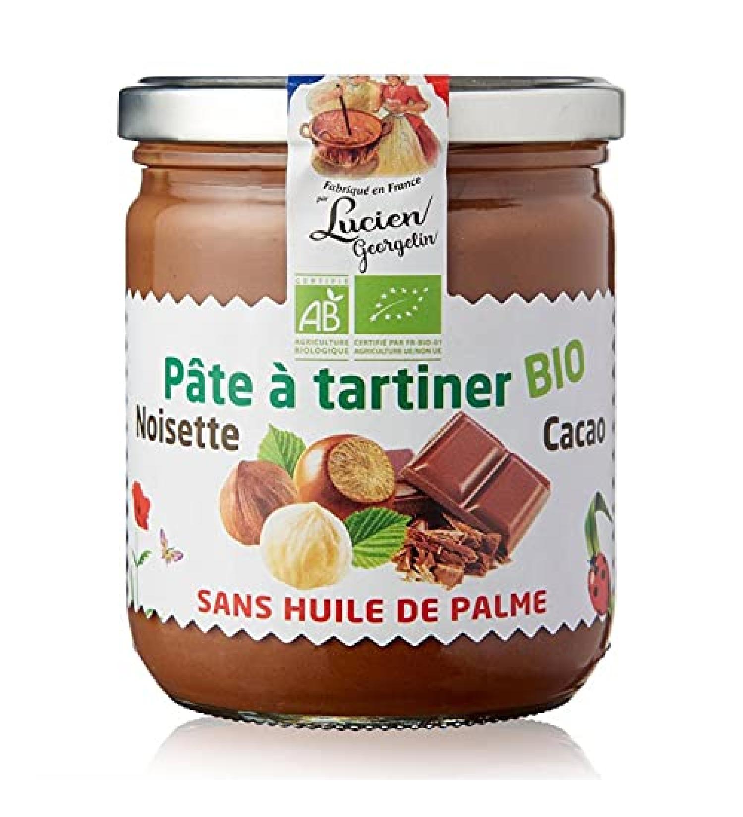 LES RECETTES CUITES AU CHAUDRON - Bio P te Tartiner Noisettes Cacao 400g : Une d licieuse alliance de noisettes et de cacao tout en tant respectueux - Lot De 3 - Vendu Par Lot
