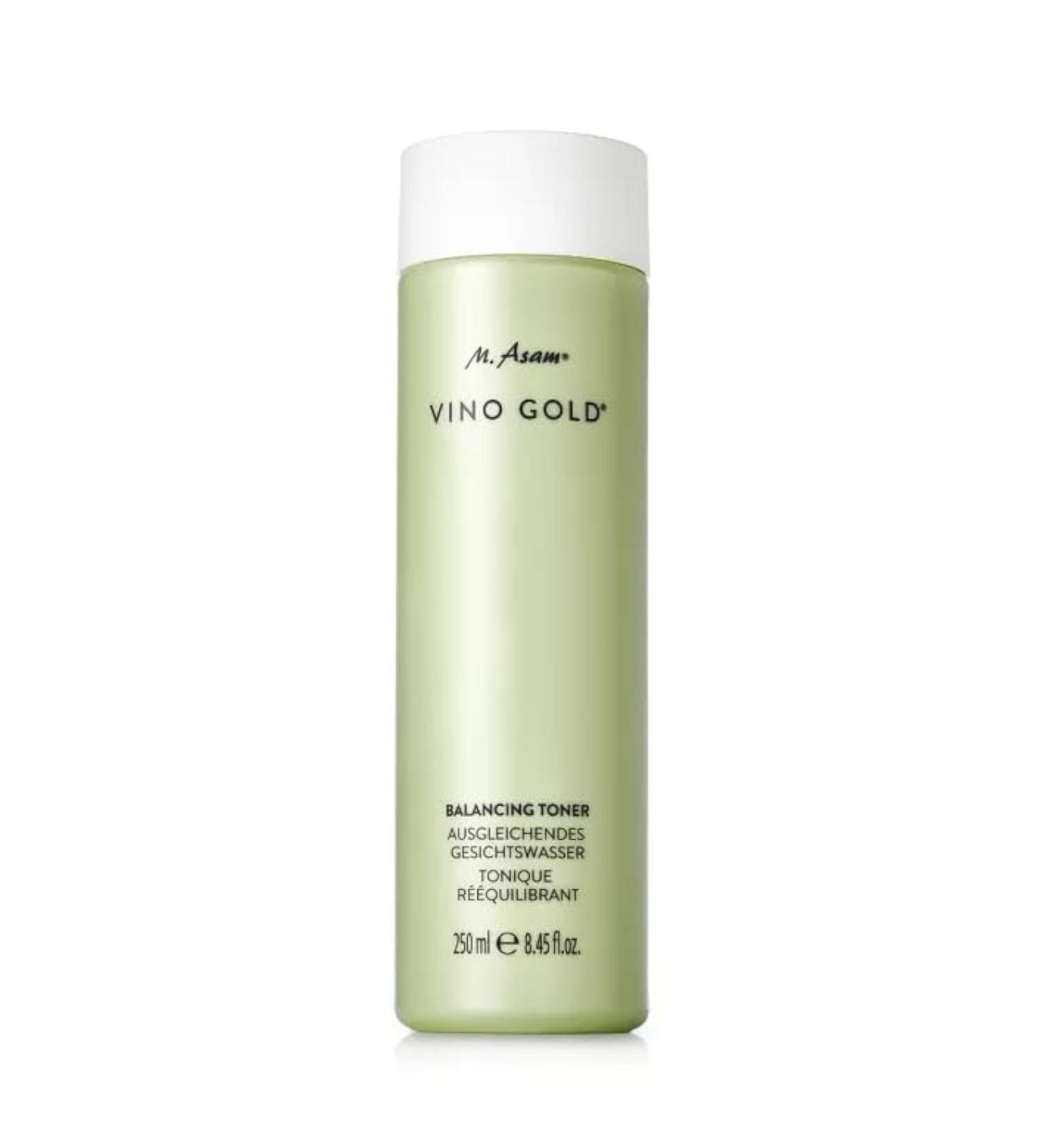  M. Asam M. Asam VINO GOLD Balancing Face Tonic (250ml) - Gently frees skin from makeup residue revitalizing and alcohol free with Aloe Vera & Vitamin B3 Facial Cleansing - Buy Online on GoSupps.com