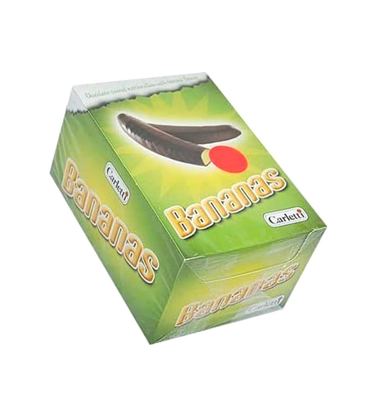Chocolate Marshmallow Bananas with Plain Chocolate Coating Full Box of 30