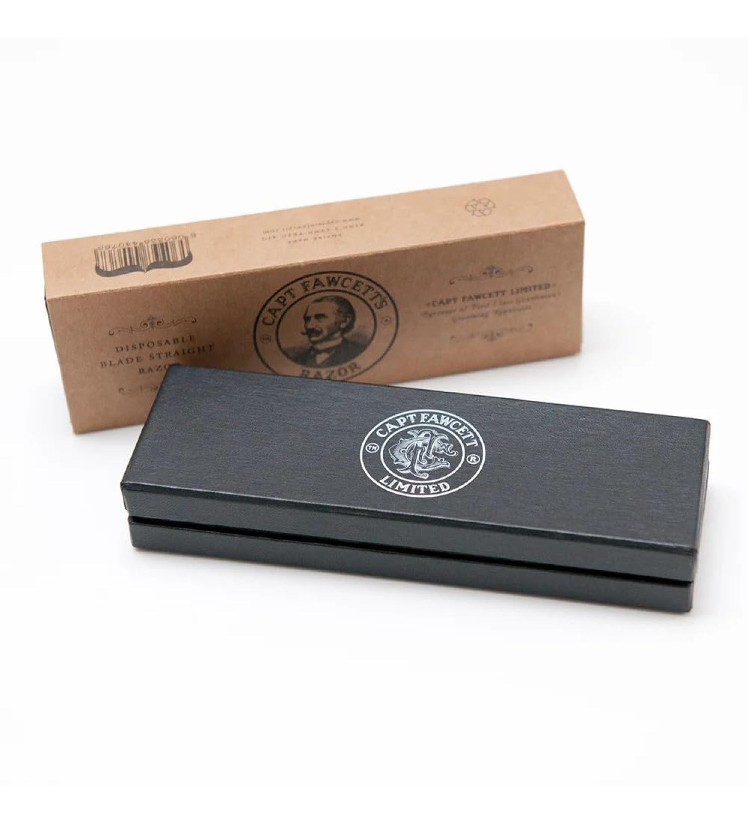 Shop CAPTAIN FAWCETT S Disposable Blade Straight Razor - Premium Quality Shaving for International Customers - Buy Online on GoSupps.com