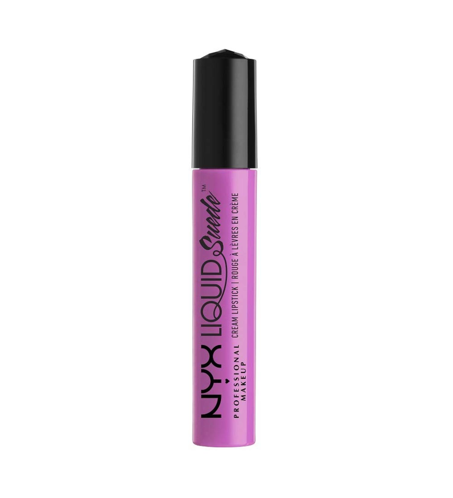 NYX Liquid Suede Cream Lipstick - Respect The Pink (Light Fuchsia) - Buy Online on GoSupps.com