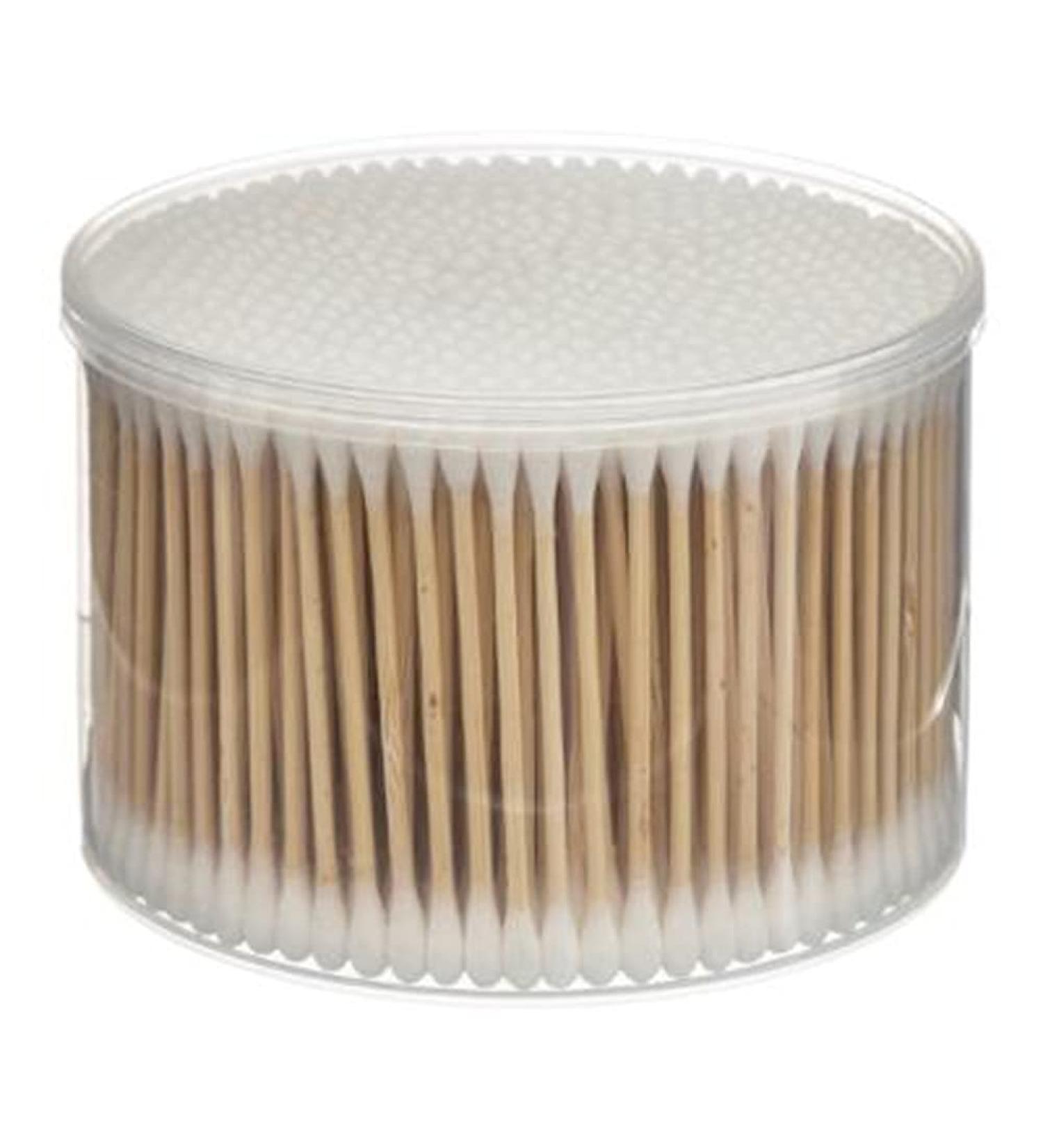 500 Bamboo Cotton Buds | 100% Cotton Tips | Eco-Friendly & Durable | Natural Shaft - Perfect for Home & Travel - Buy Online on GoSupps.com