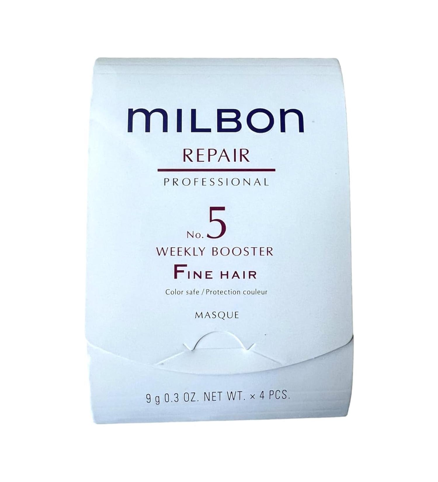 Milbon Repair No. 5 Weekly Booster Masque for Fine Hair - 4 x 0.3 Fl. Oz | Shop Internationally - Buy Online on GoSupps.com
