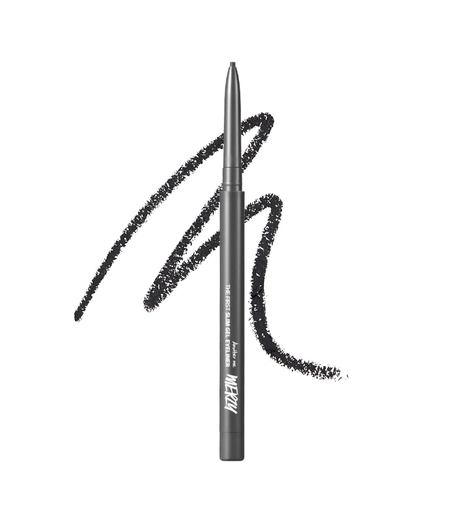 MERZY Slim Gel Eyeliner - Ultra-Slim Pencil with Creamy Texture - K-Beauty GS2 - Black SPINEL (0.03Fl Oz 0.05g) - Buy Online on GoSupps.com