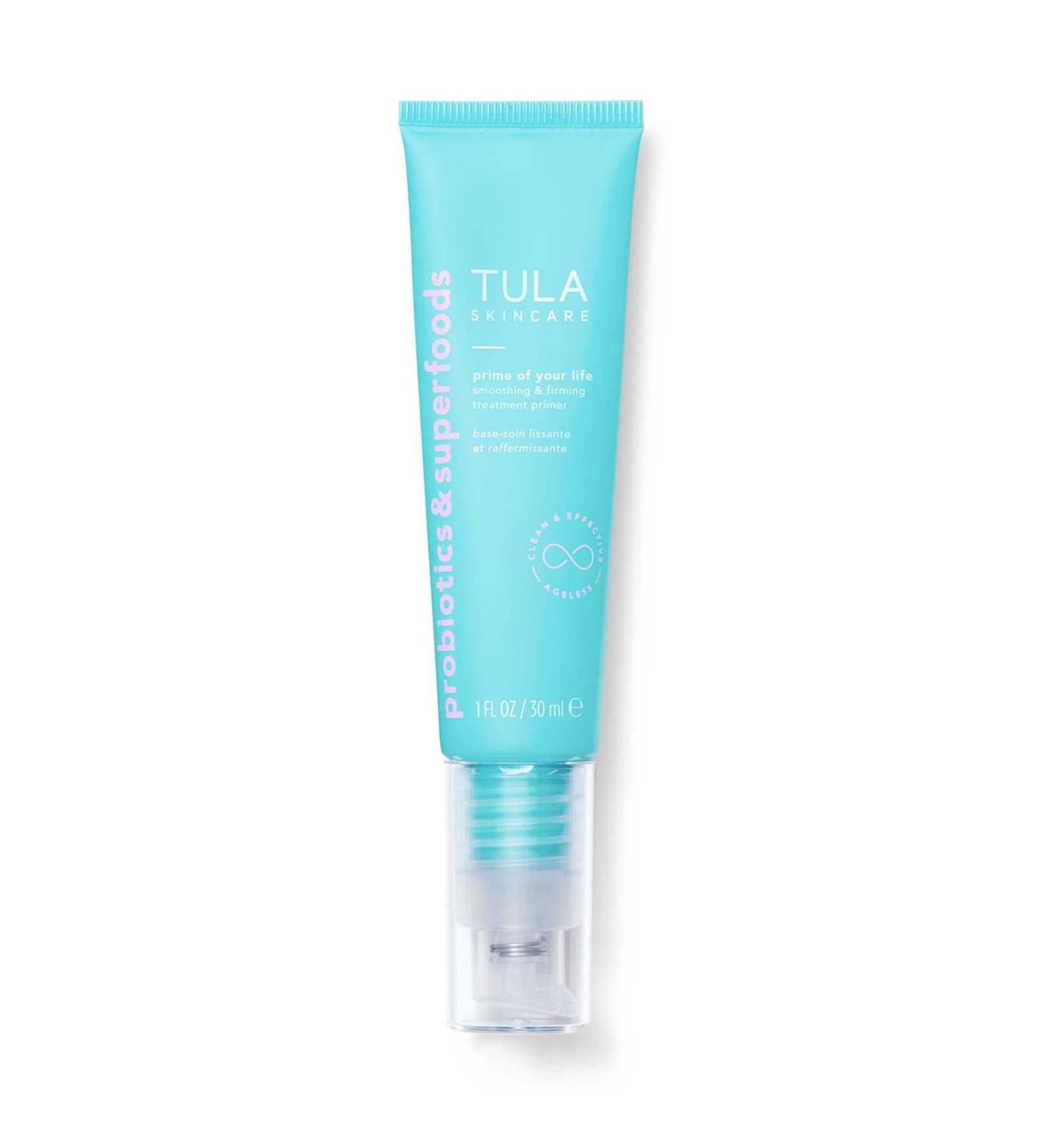 TULA Prime of Your Life Smoothing & Firming Treatment Primer | Skin-Perfecting Formula for Radiant, Plumped-Up Look | 1 fl. oz - Buy Online on GoSupps.com