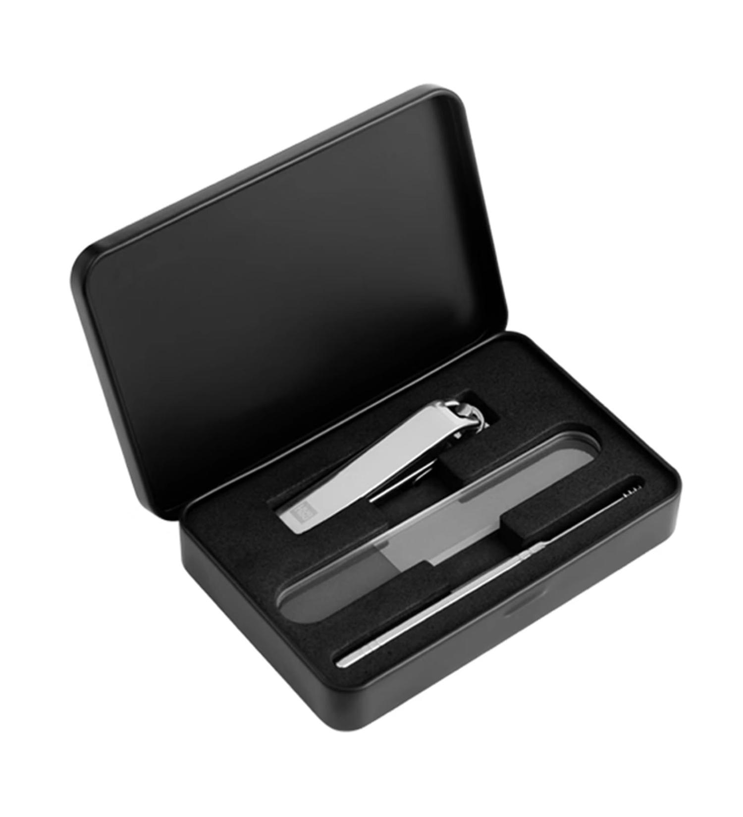 Nail Clippers Set Fingernail Toenail Clippers Sharp Nail Clippers Personal Pedicure Kit for Women and Man Black - Buy Online on GoSupps.com