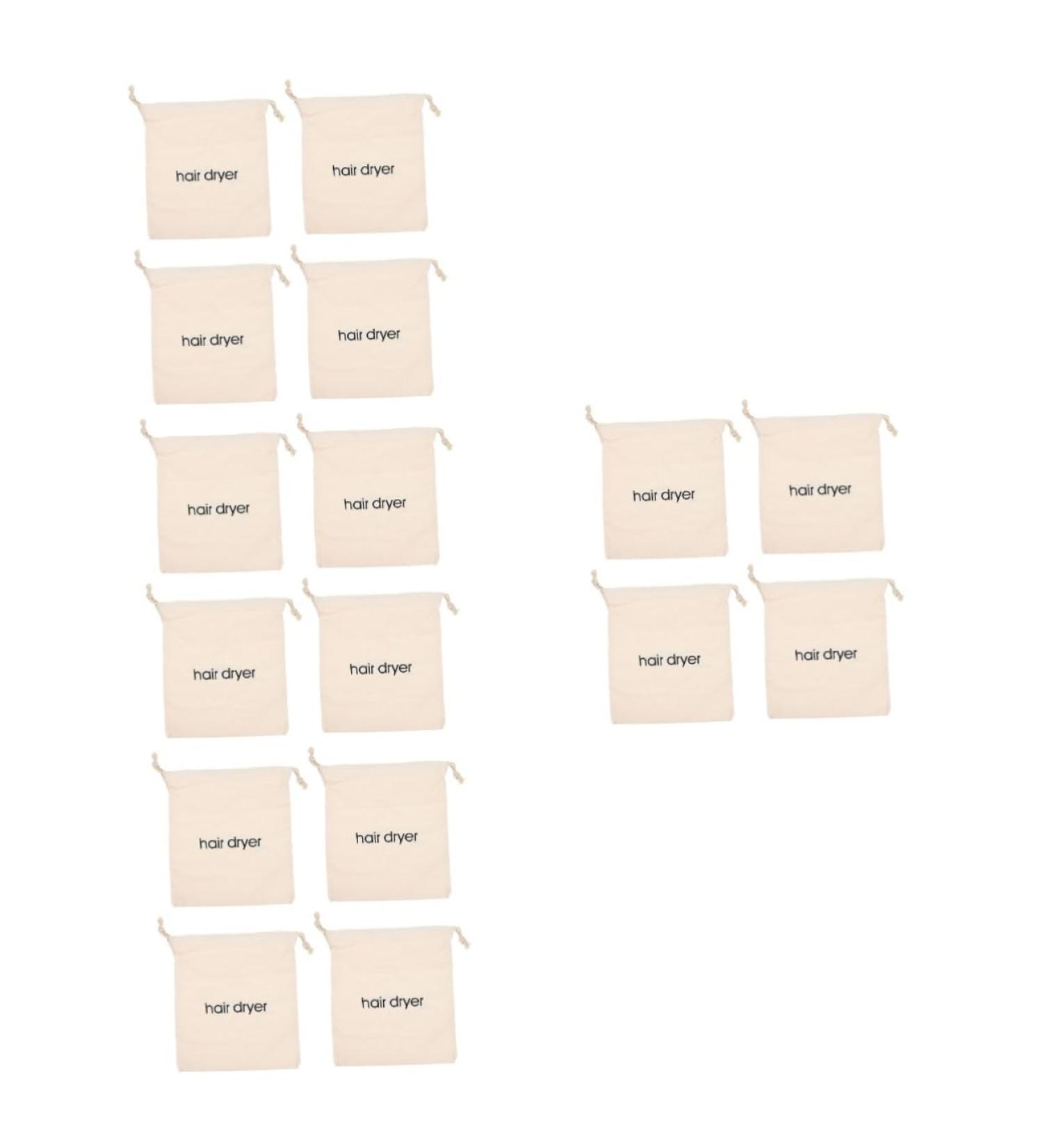 NOLITOY 16 Pcs Hair Dryer Storage Bag Travel Hair Dryer Toiletry Travel Containers Drawstring Storage Bags - Buy Online on GoSupps.com