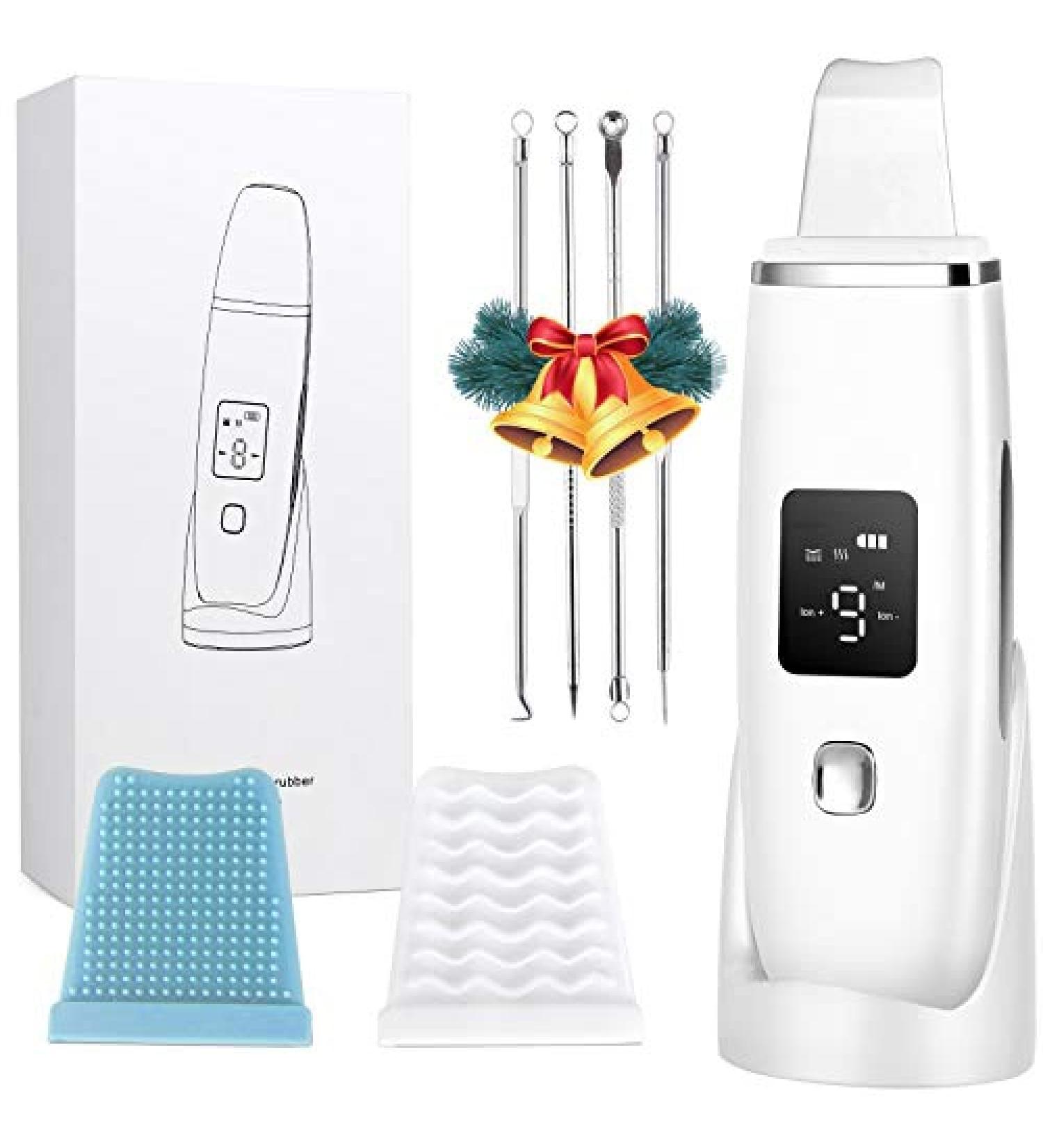 JQTOP Skin Scrubber Blackhead Remover 4 in 1 Pore Cleaner Face Spatula for Deep Cleaning Professional Facial Skin Care Tools for SPA-Like Enjoyment - Buy Online on GoSupps.com