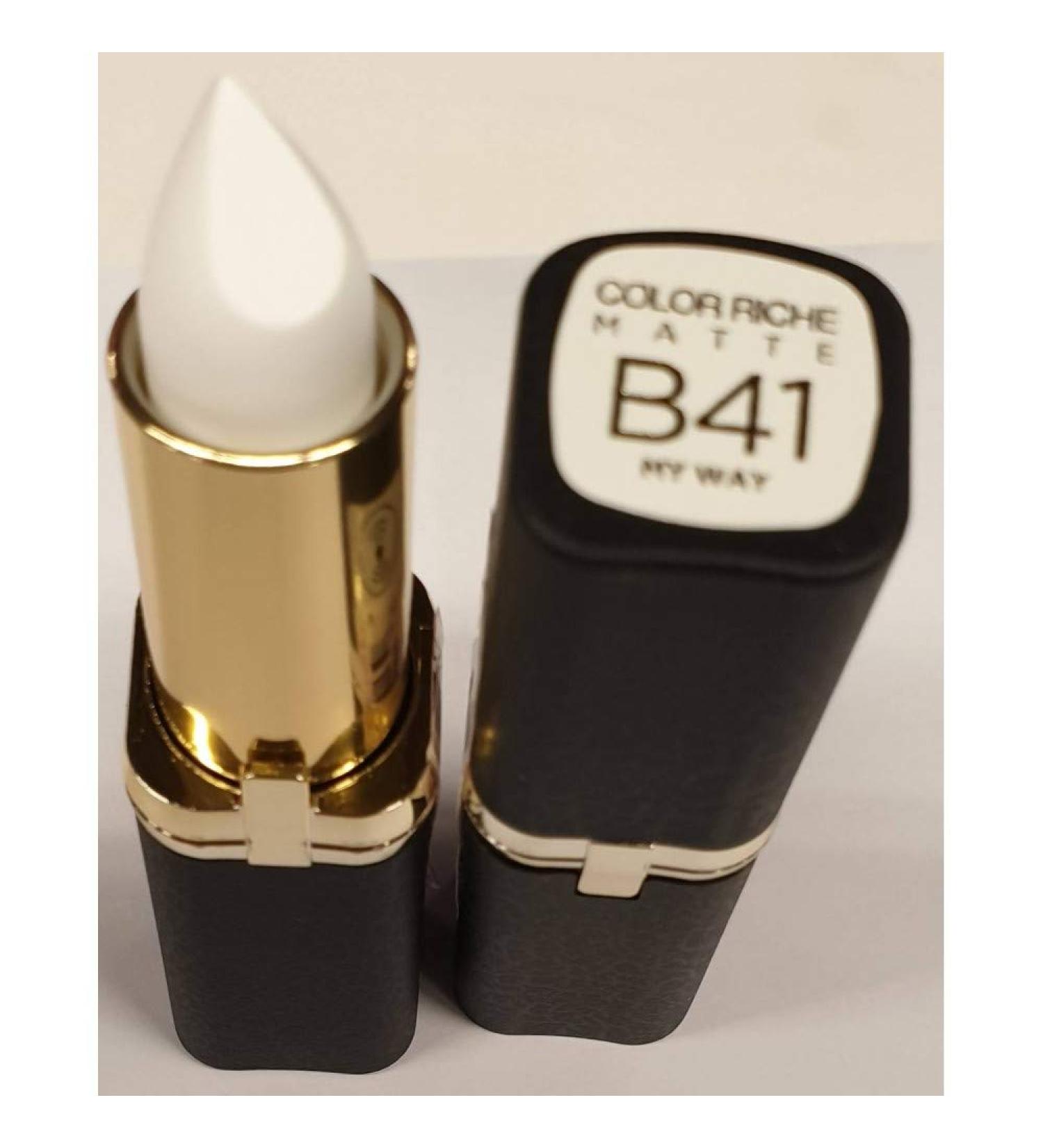 L'OREAL - Lipstick - COLOR RICHE MATTE - B41 MY WAY