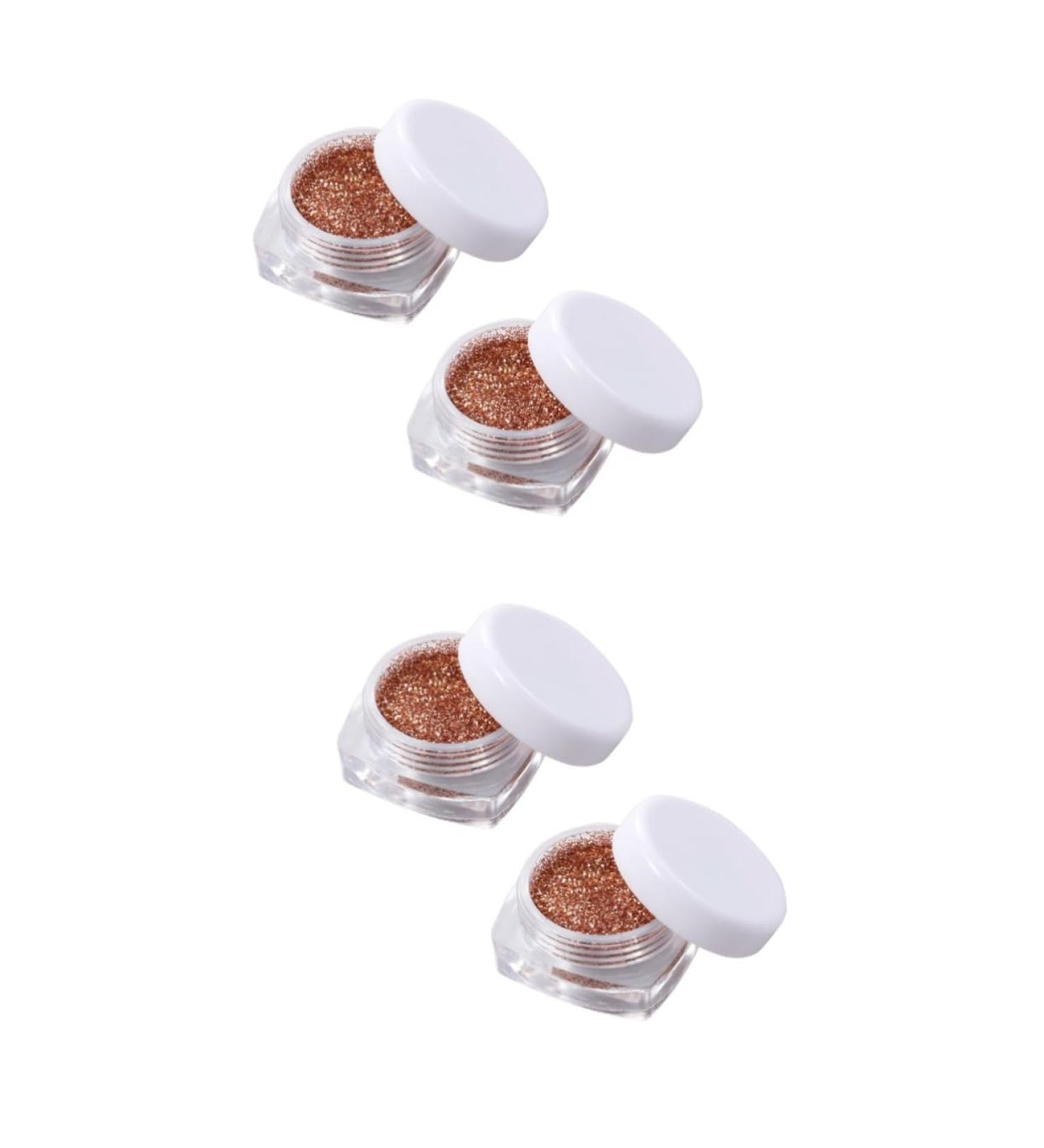 FOMIYES 4 Pcs Loose Eyeshadow Glitter Loose Pigment Eyeshadow Glitter Eyeshadow Eye Shadow Highlighter 1 count (Pack of 1) Goldenx2pcs - Buy Online on GoSupps.com