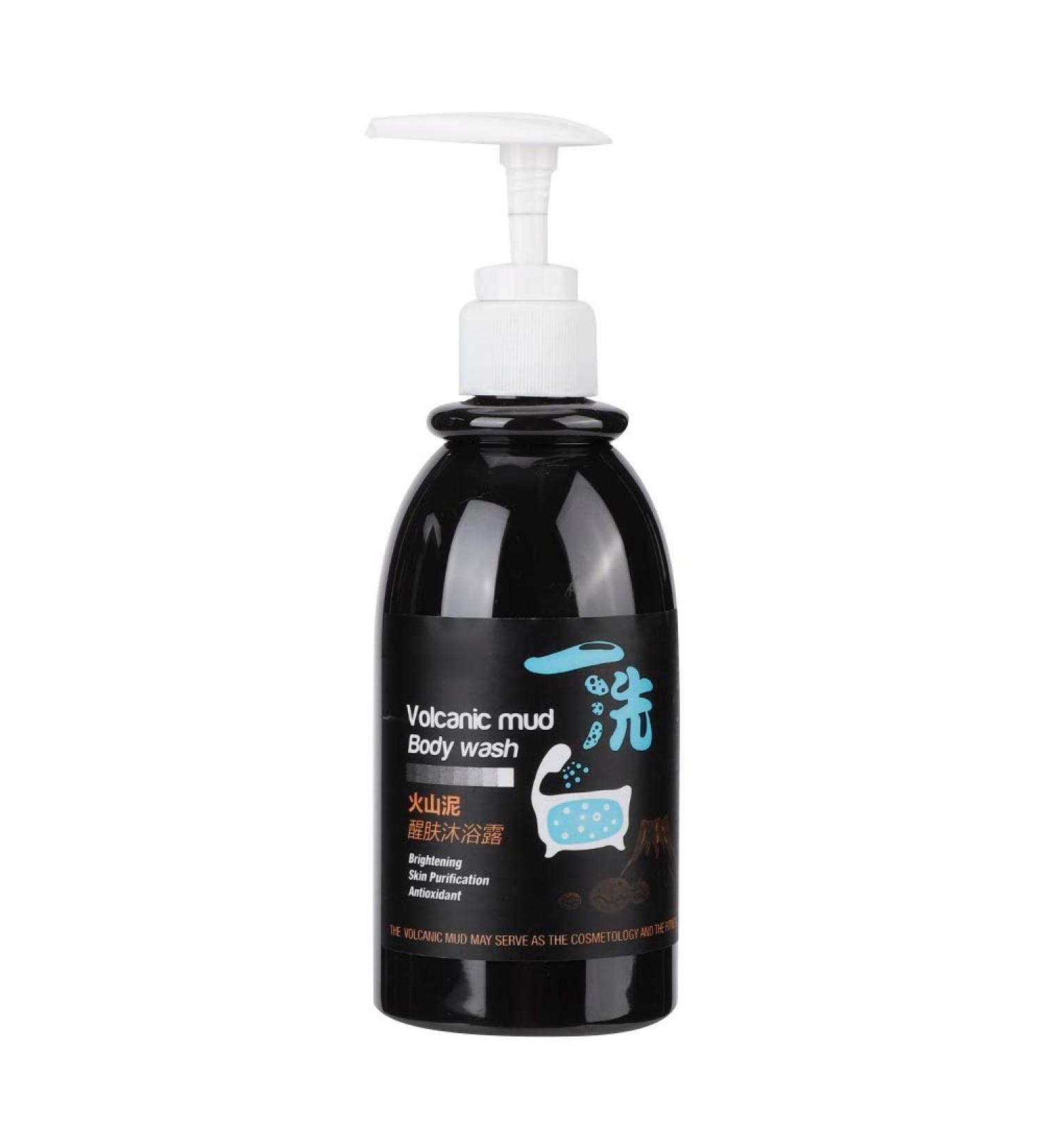 ViaGasaFamido Shower Gel Perfume 250ml Volcanic Mud shower Cream Body Wash Shampoo for Moisturizing Oil-control Tender Skin Whitening Deep Cleaning Body Men Women - Buy Online on GoSupps.com