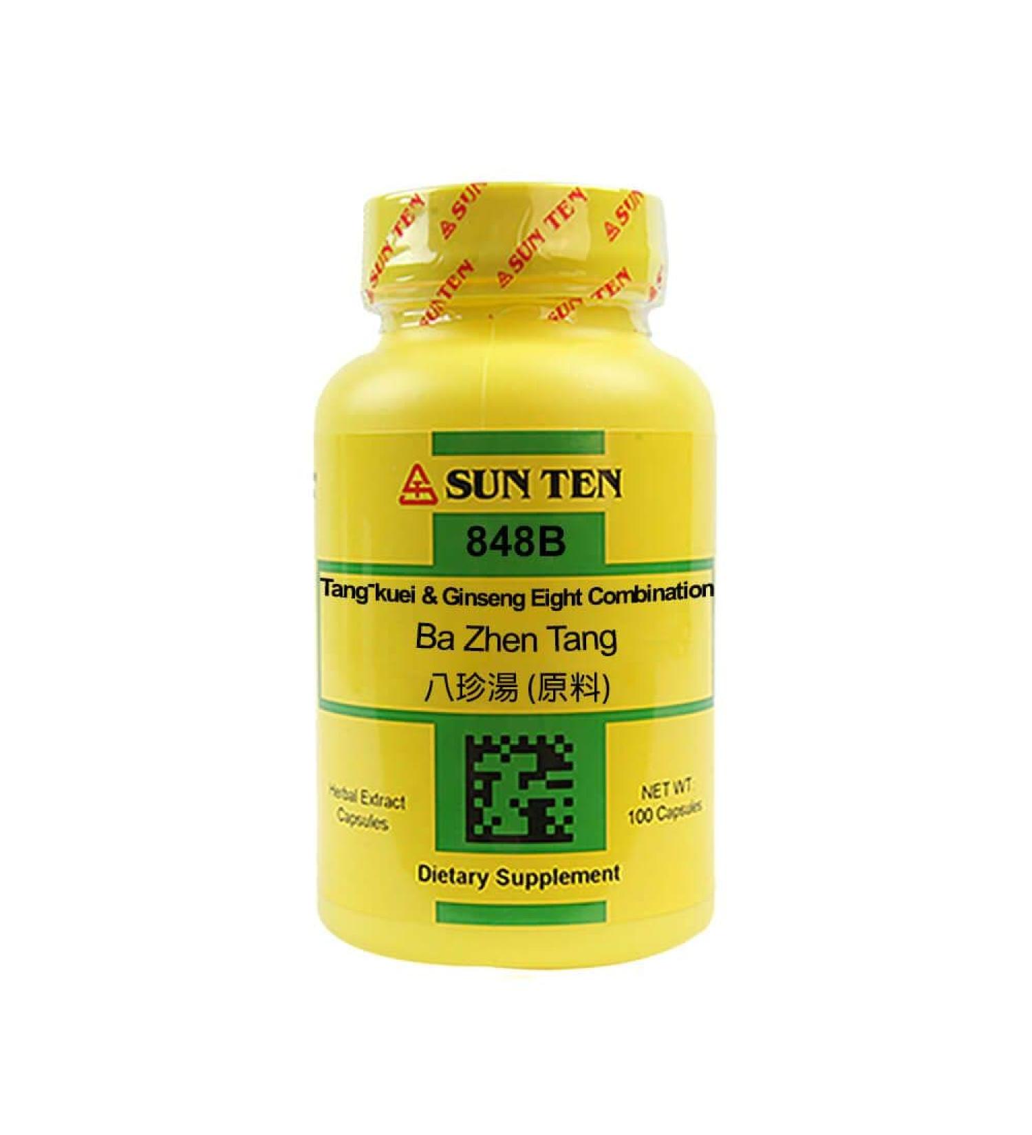 Sun Ten - Tang-kuei & Ginseng Eight Combination Capsules / Ba Zhen Tang /