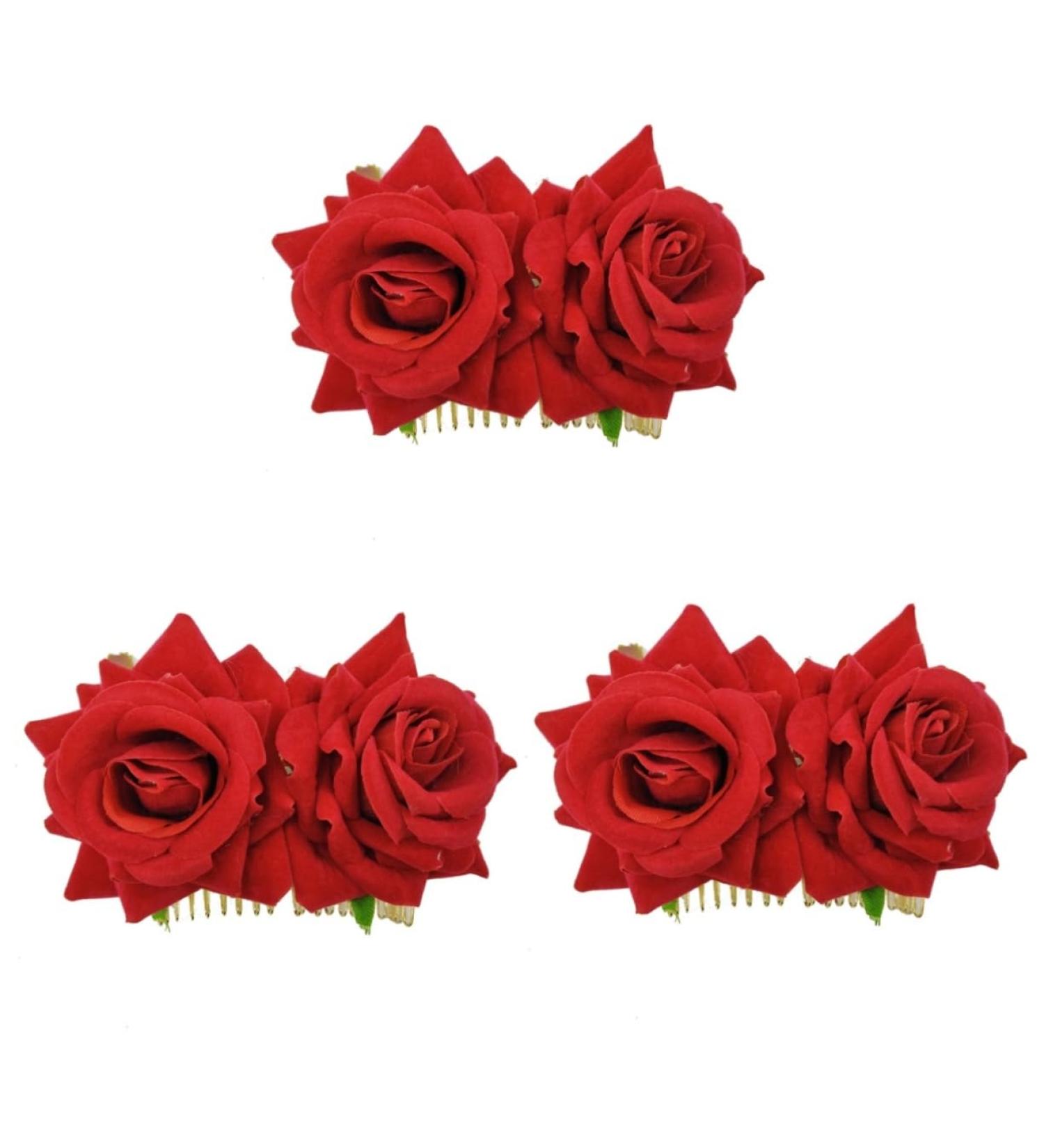 FRCOLOR goody hair clips for women hair jewels for women hair claw clips for women barrettes for women hair accessory for women women's hair clips rose hair clip Hair - Buy Online on GoSupps.com