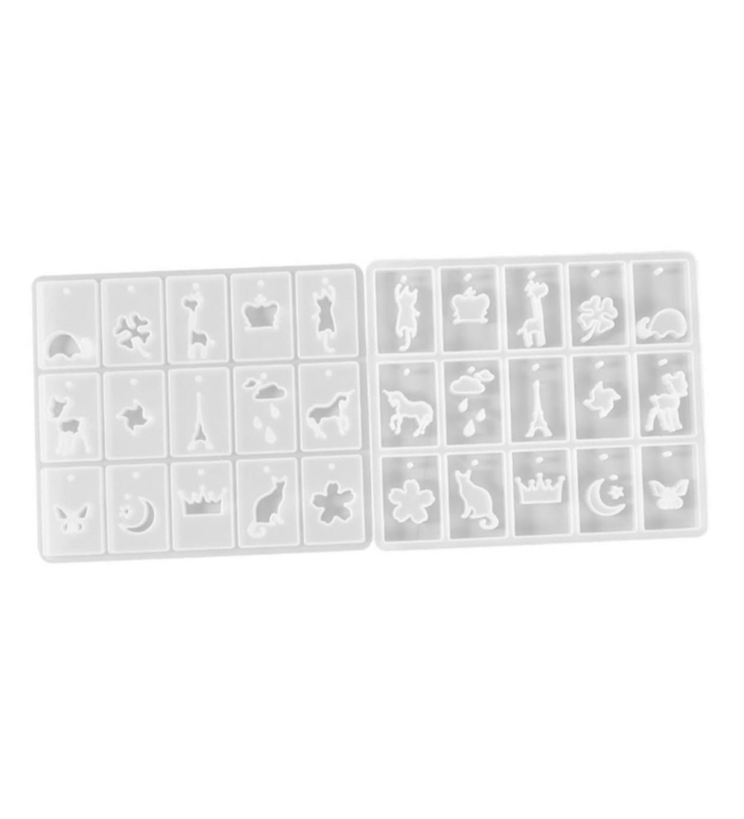 SHINEOFI Pendant Mold Silicone Molds Pendants Hand Mold Keychain Molds Diy Mold Cake Mold Accessories - Buy Online on GoSupps.com