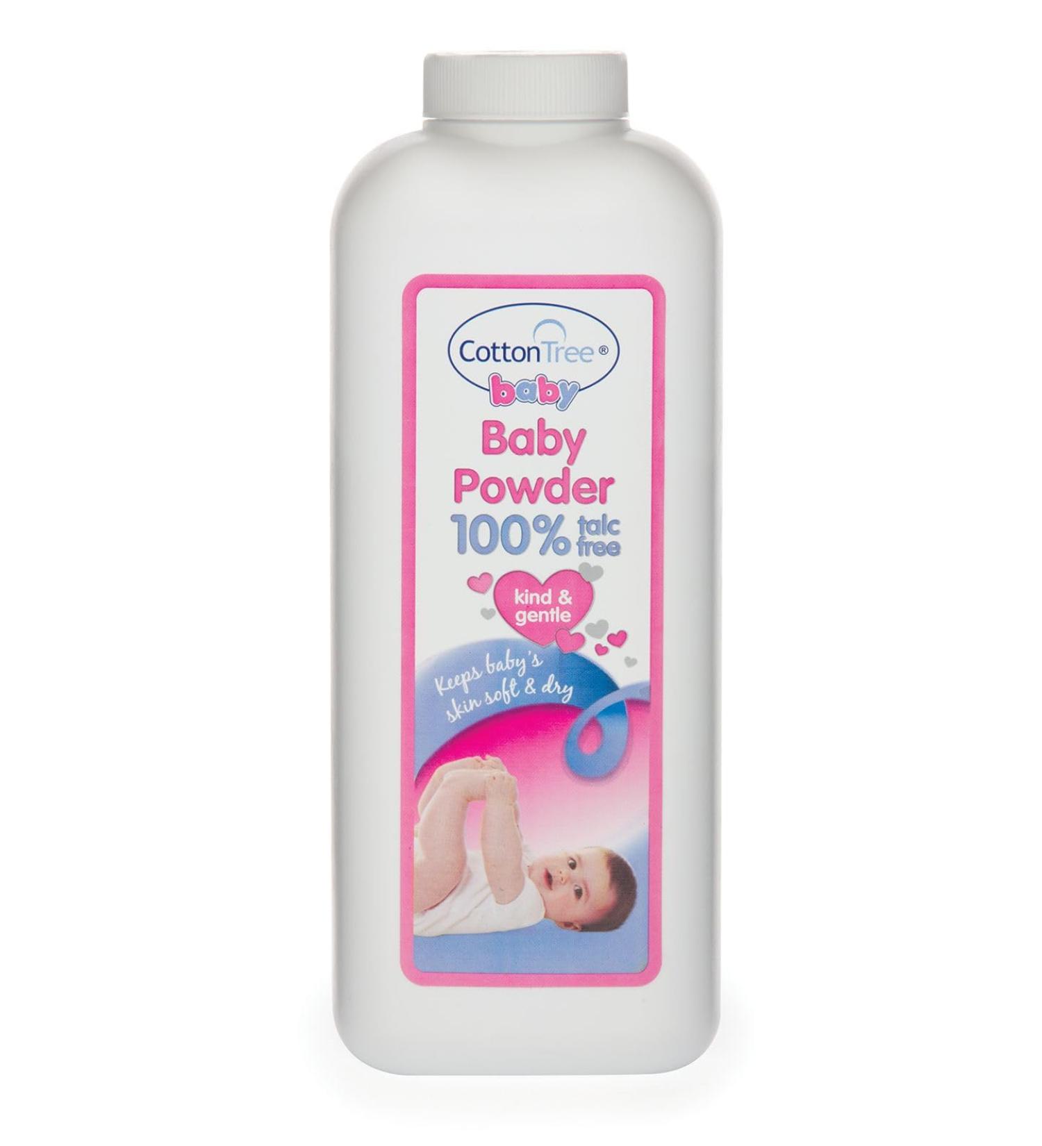 Cotton Tree Essential Baby Powder White 284g - Gentle and Soothing | Pack of 1 - Buy Online on GoSupps.com