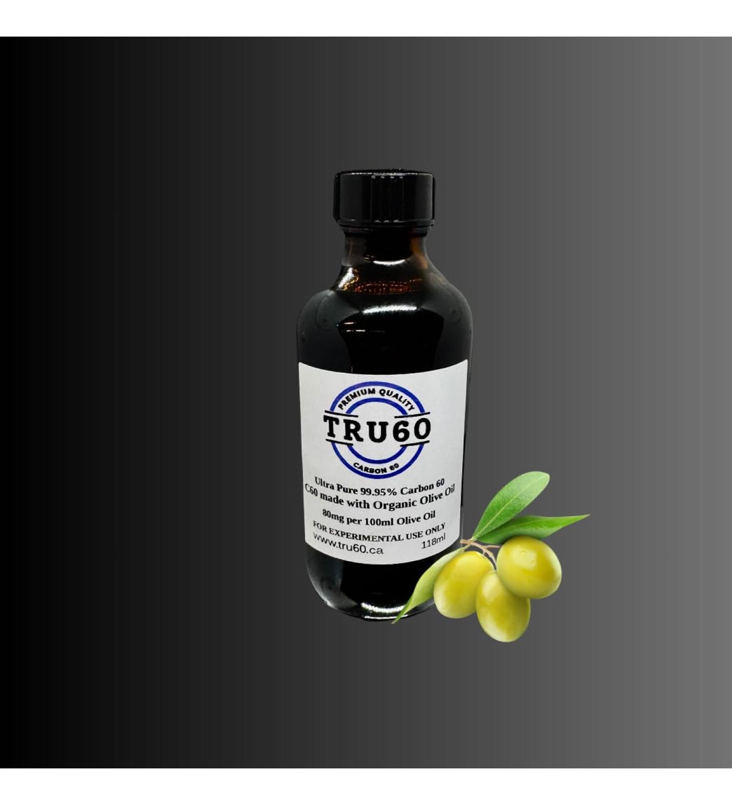 TRU 60 Carbon 60 in Organic Olive Oil - Buy Online on GoSupps.com