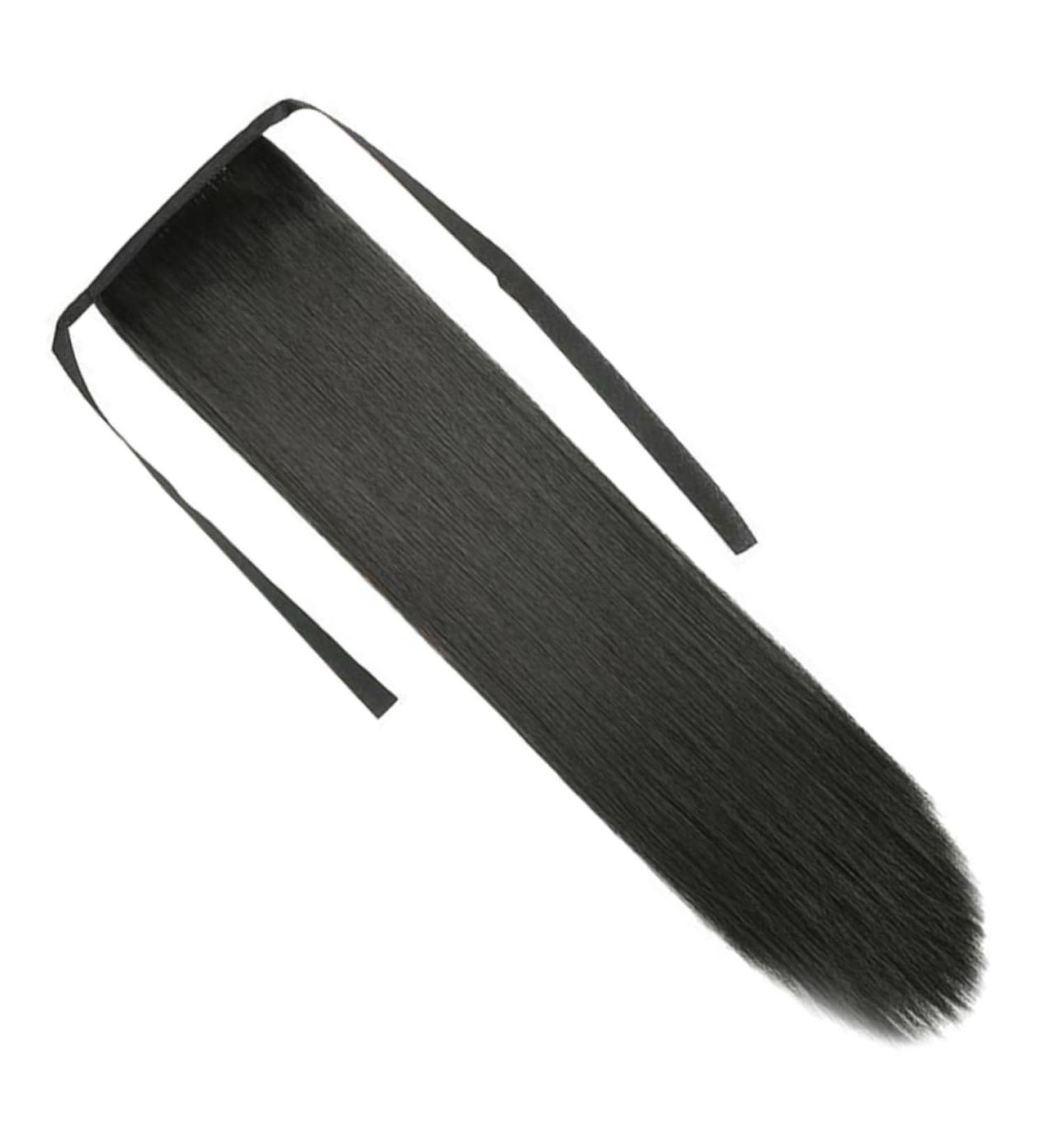 Ipetboom Long Tie Ponytail Straight Hair Extension Women Hair Extensions Hair Extensions for Braids Synthetic Straight Ponytail Extension Synthetic Ponytail Extension Ponytail Extension Wig - Buy Online on GoSupps.com