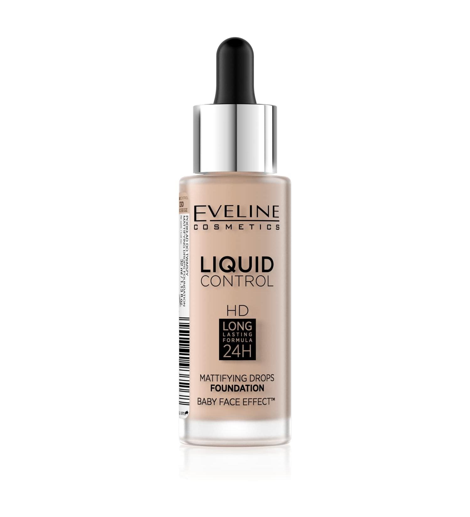  EVELINE COSMETICS Eveline Liquid Control HD Long-lasting Mattieri End Primer 32ml - Buy Online on GoSupps.com