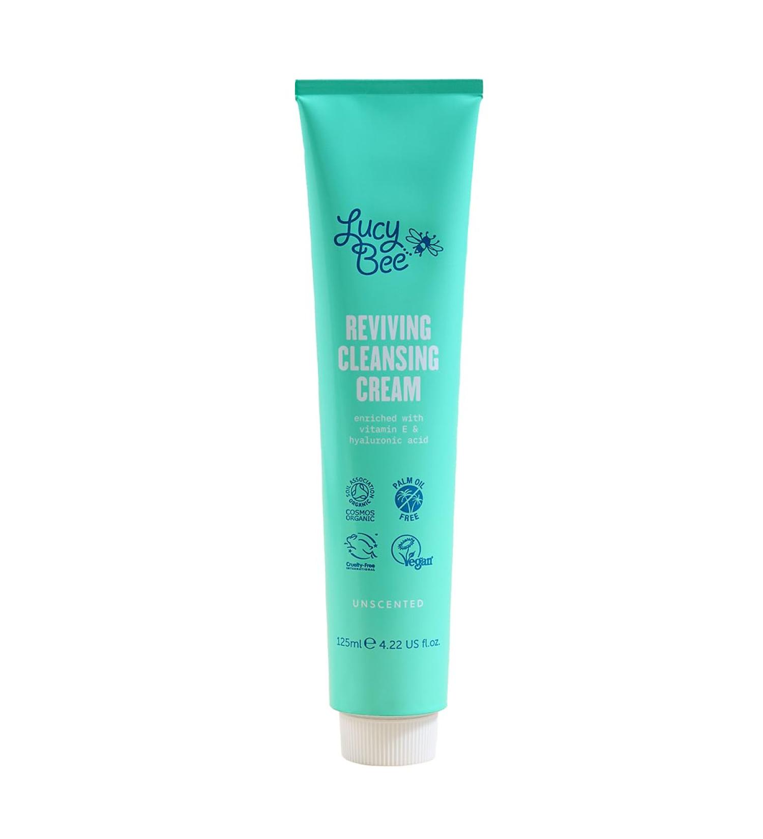 Reviving Cleansing Cream - Unscented Facial Cleanser for Sensitive Skin | Organic Vegan & Cruelty-Free Makeup Remover | 4.22 fl oz - Buy Online on GoSupps.com
